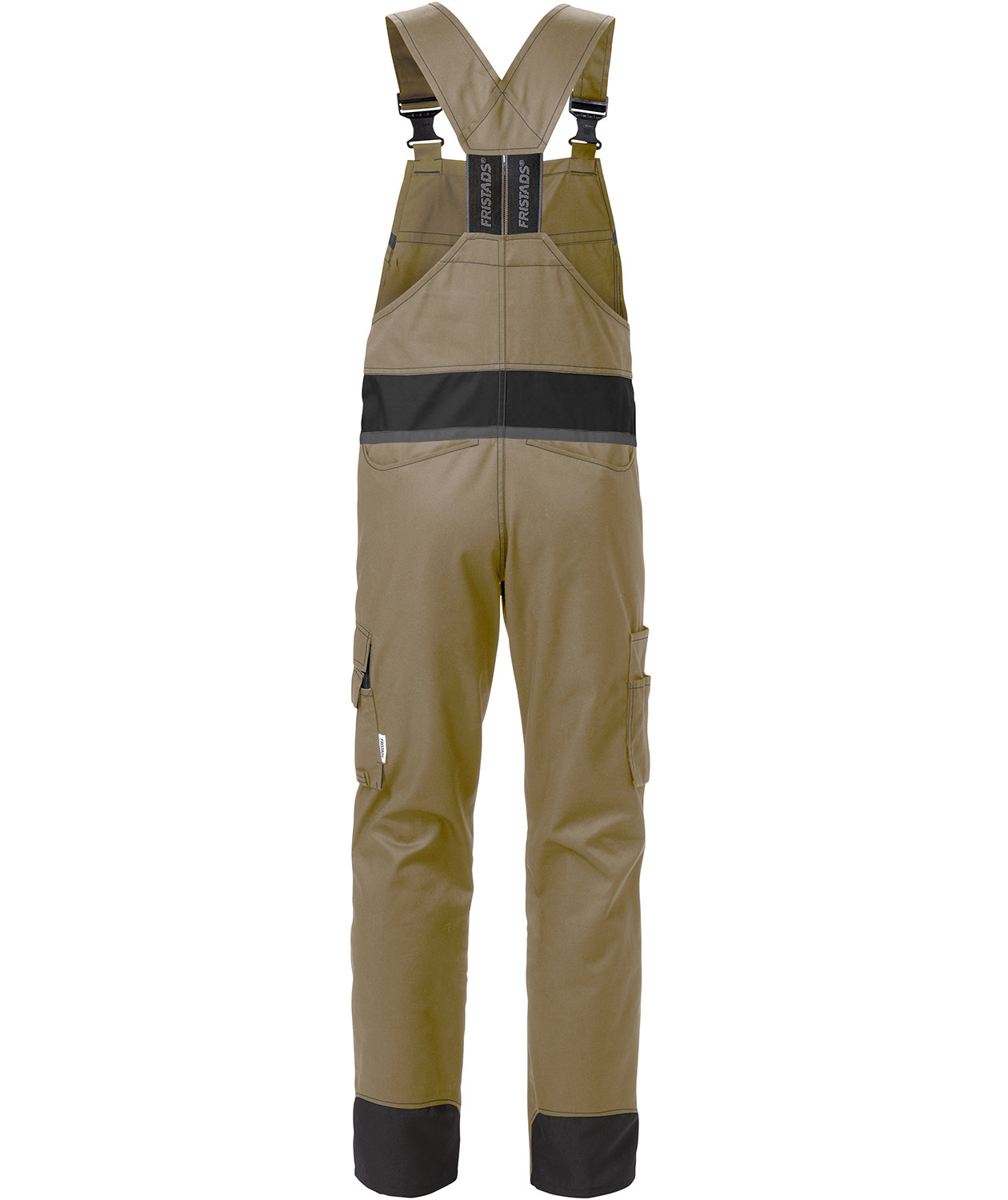 Fristads selebukse 1555, Khaki/Svart