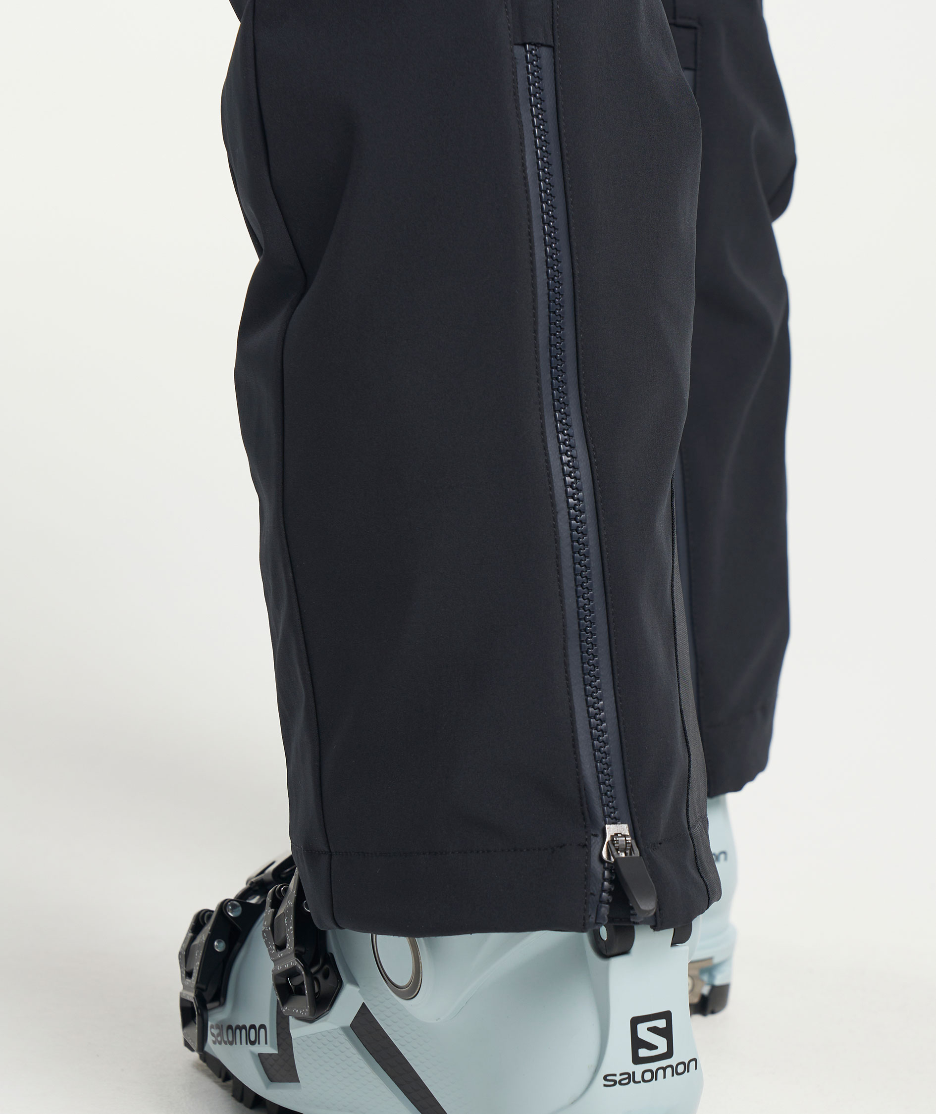 Tenson Grace dame softshell skibukser, Sort, large image number 5