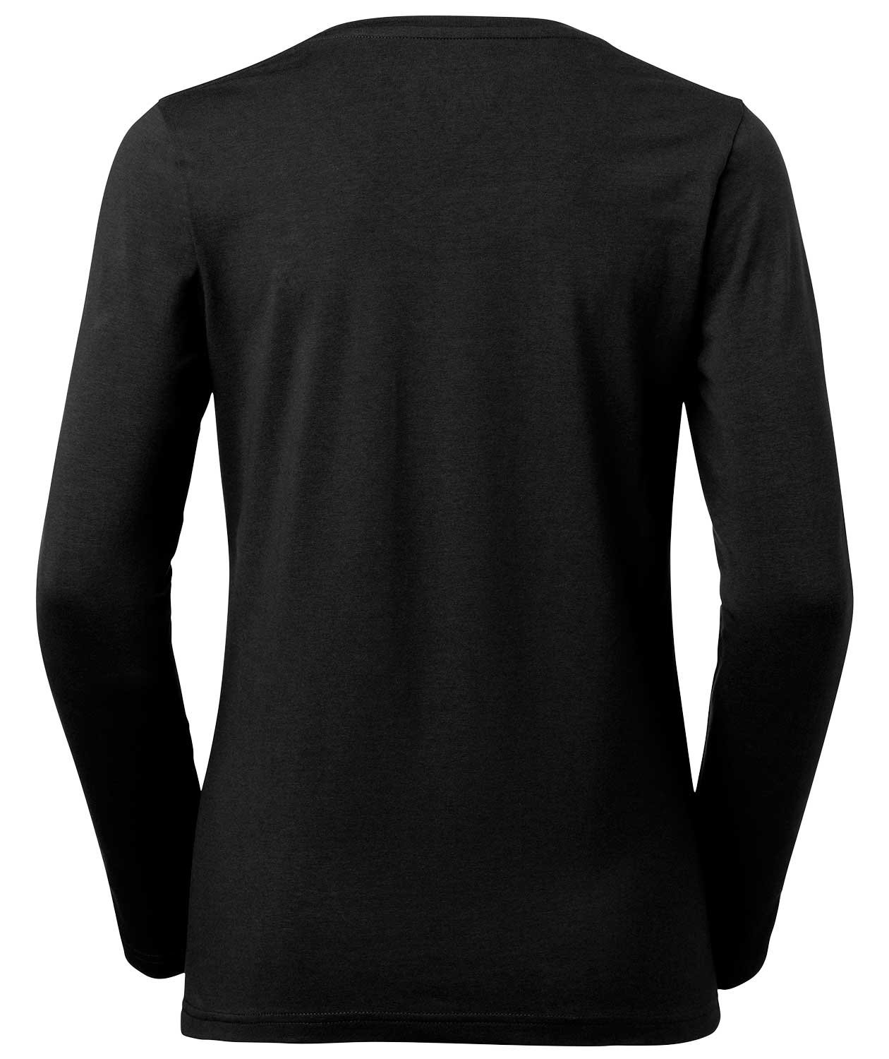 South West Lily Bio lang&auml;rmliges Damen T-Shirt, Schwarz, large image number 3