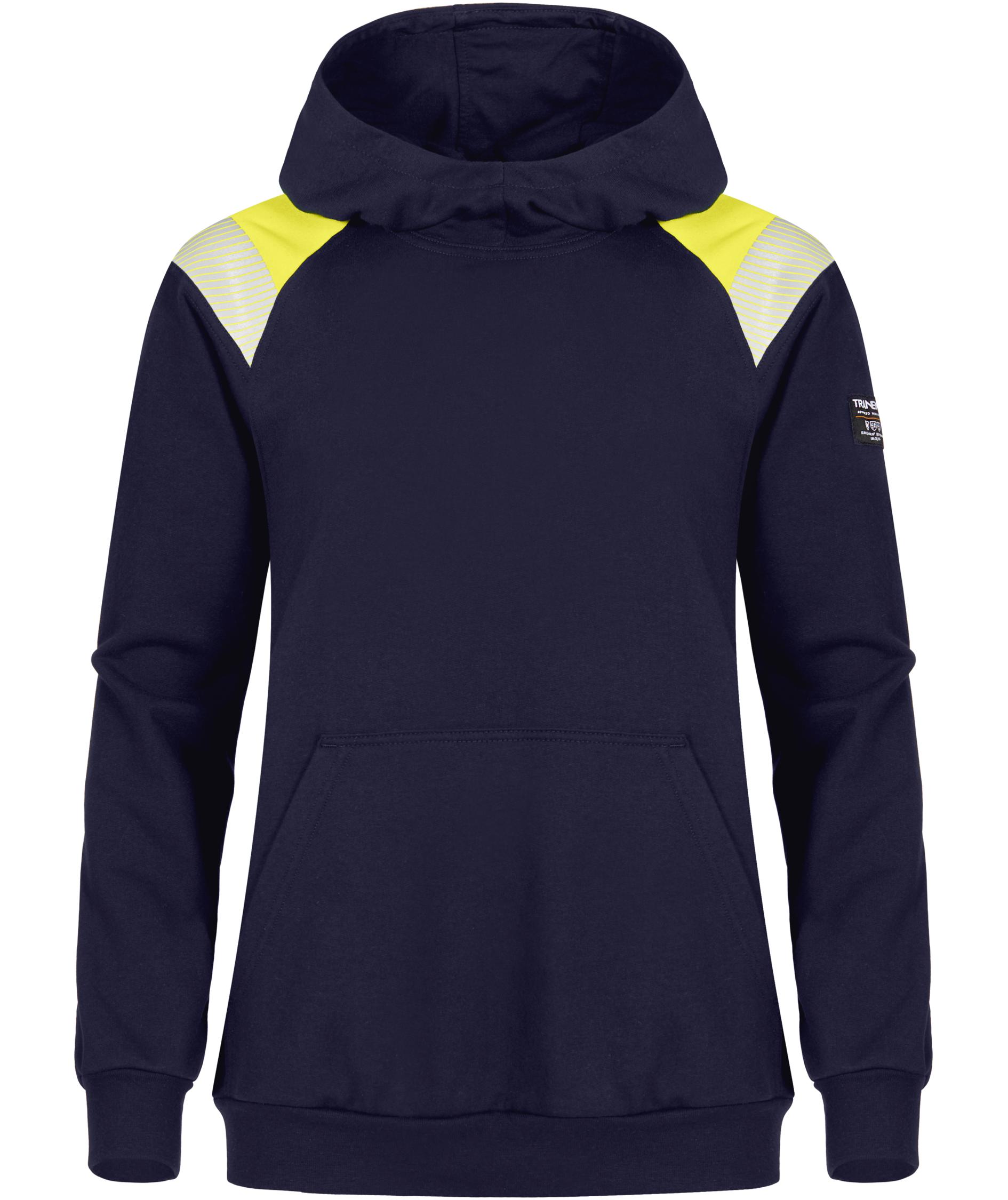 Tranemo FR dame h&aelig;ttetr&oslash;je, Hi-Vis gul/marine