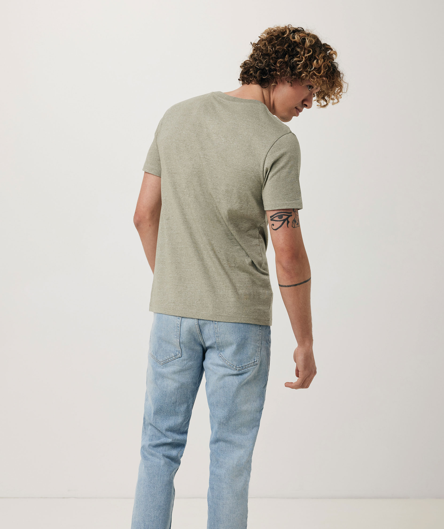 Iqoniq Brett T-shirt, Light Heather Green, large image number 10