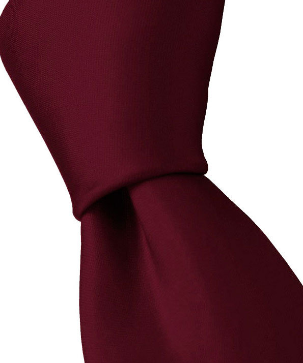 Connexion Tie Mikrofaserkrawatte 7 cm, Weinrot, Weinrot, swatch