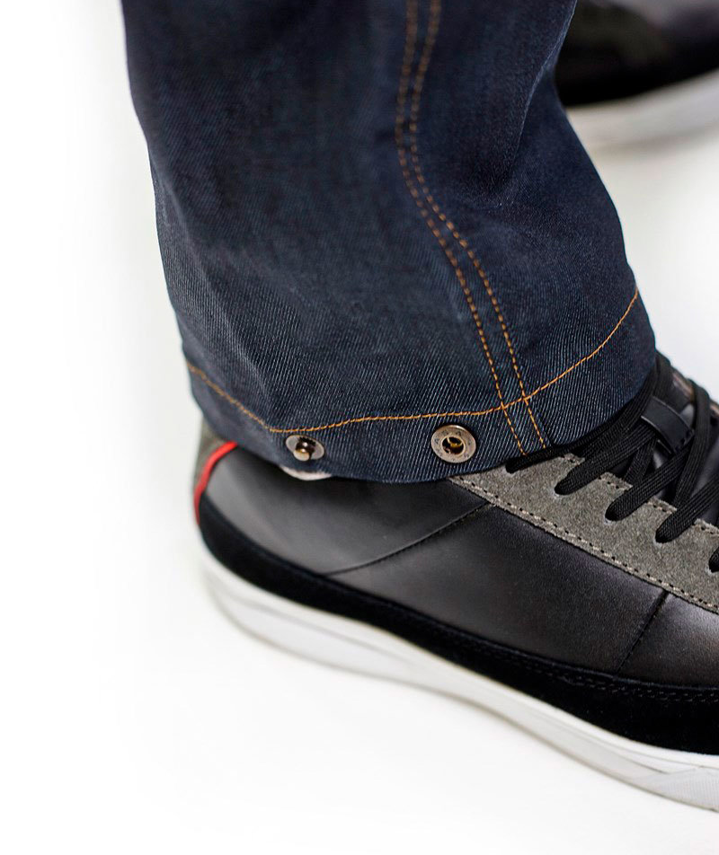 Bl&aring;kl&auml;der Unite Denim arbejdsbukser, Marine/Sort, large image number 6