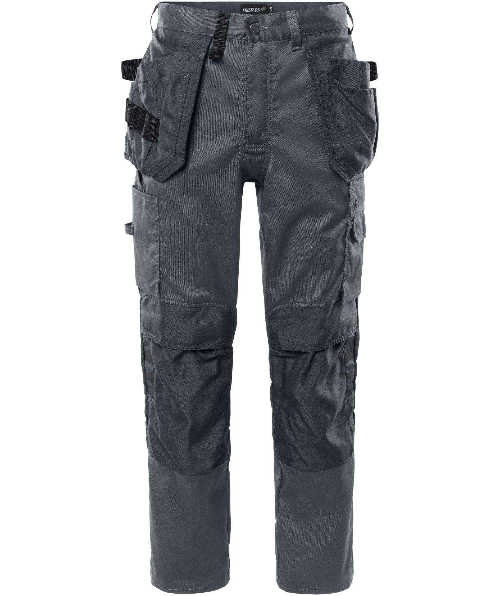 Fristads Green craftsman trousers 241 GS25, Dark Grey, Dark Grey, swatch