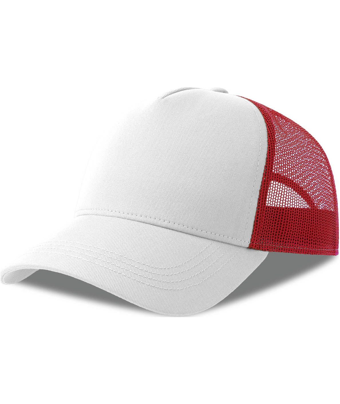Atlantis Rapper Cotton-S cap, White/red, White/red, swatch