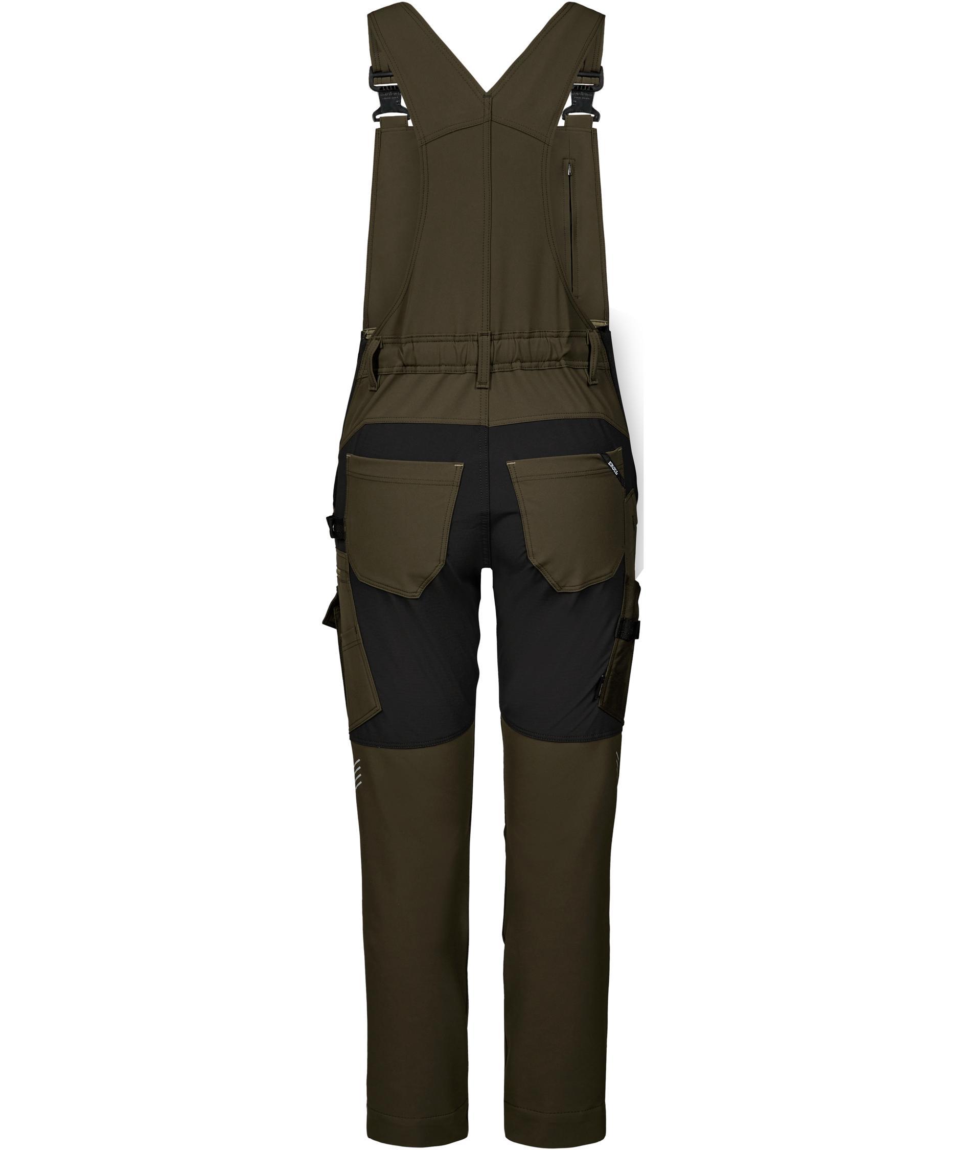 Engel Entire h&auml;ngselbyxa full stretch dam, Forest Green/Black, large image number 2