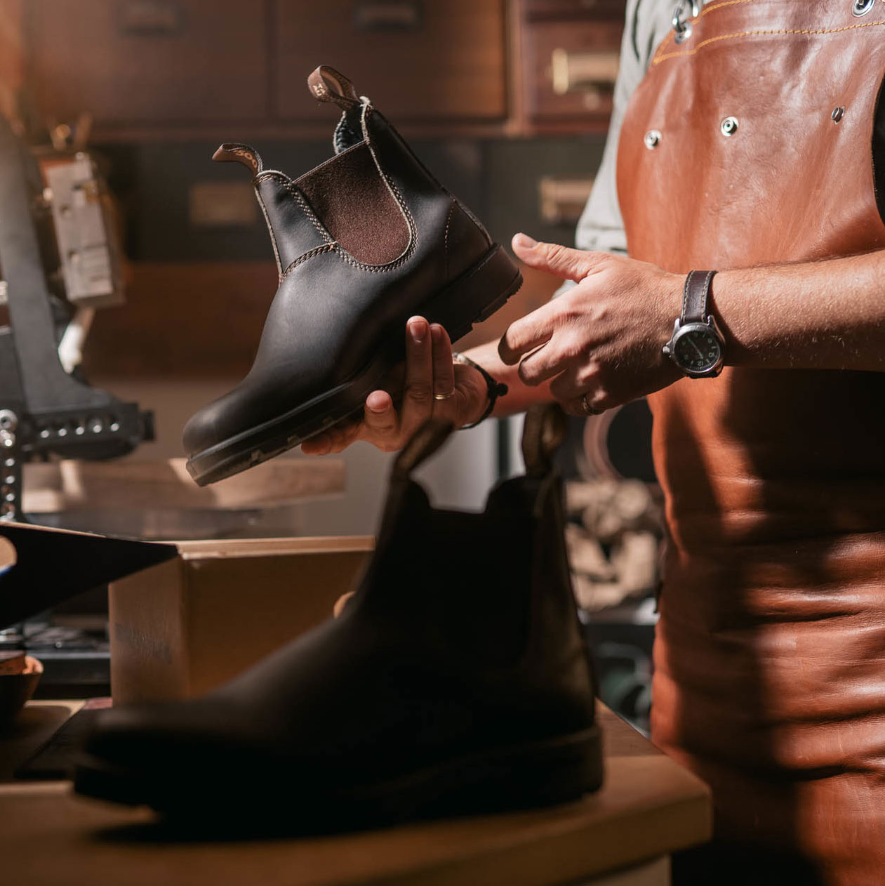 Blundstone 500 st&oslash;vler, Brun, large image number 13