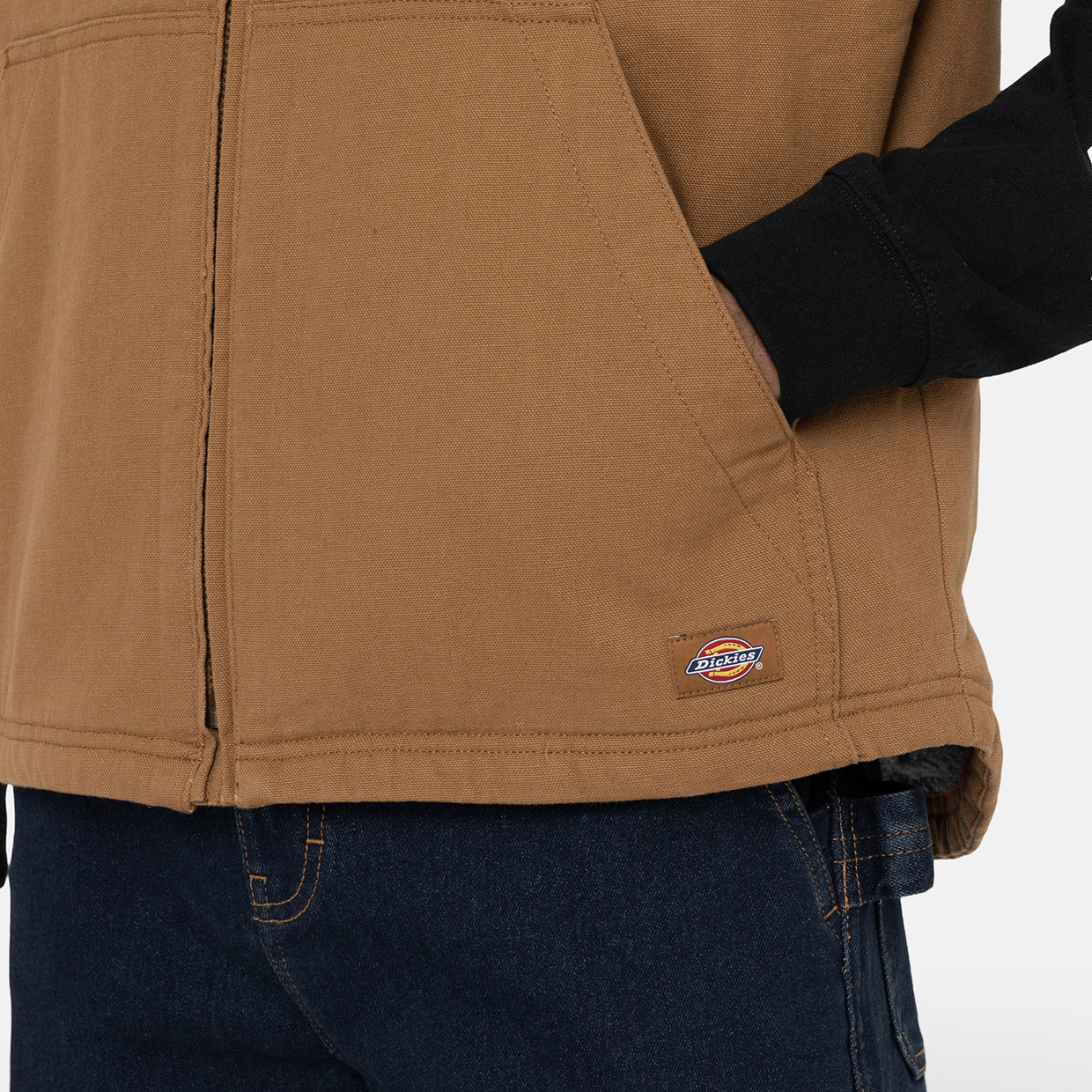 Dickies vest with lining, , 040556, large image number 5