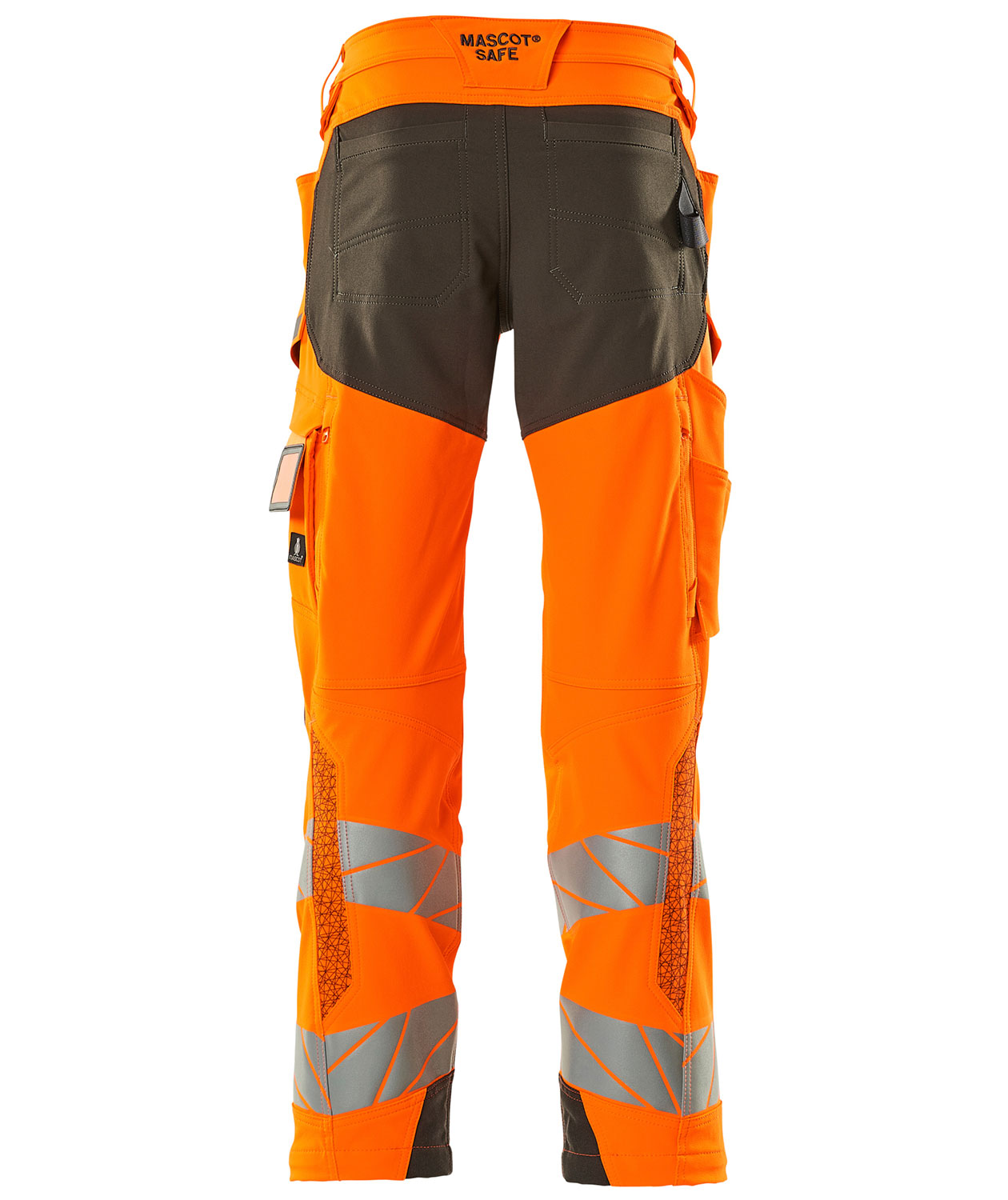 Mascot Accelerate Safe arbetsbyxa full stretch, Varsel Orange/M&oslash;rk antracit