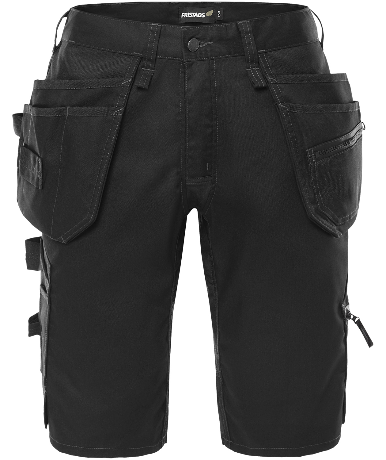 Fristads dame h&aring;ndverkershorts 2904 GWM, Svart