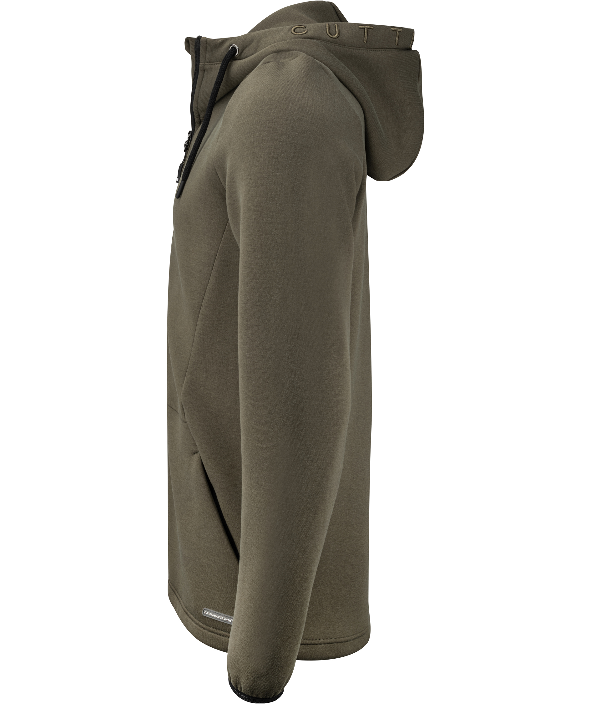 Cutter & Buck Pemberton hettegenser med glidel&aring;s, Ivy green, large image number 3