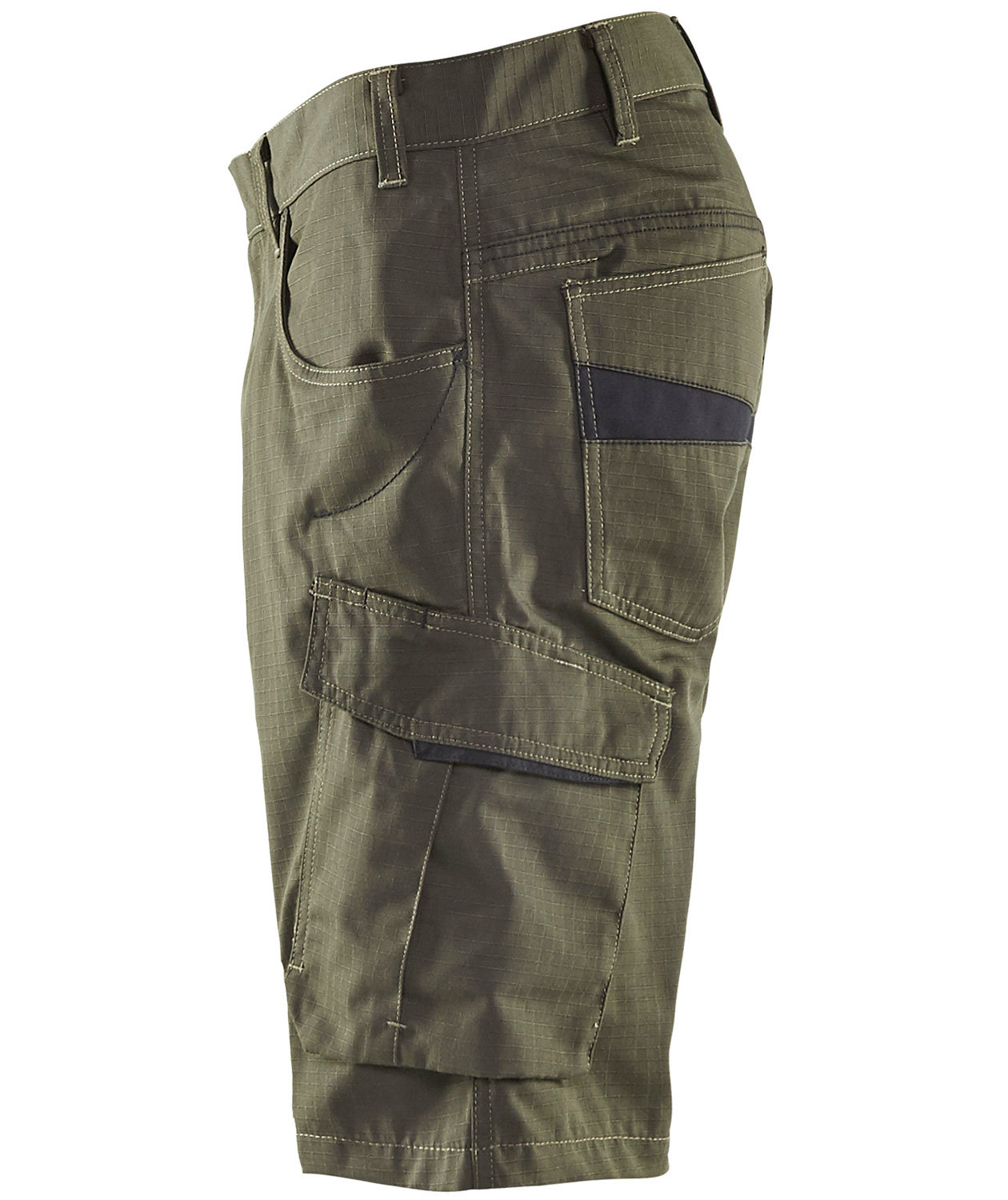 Bl&aring;kl&auml;der Unite arbejdsshorts, Olivengr&oslash;n/Sort, large image number 4