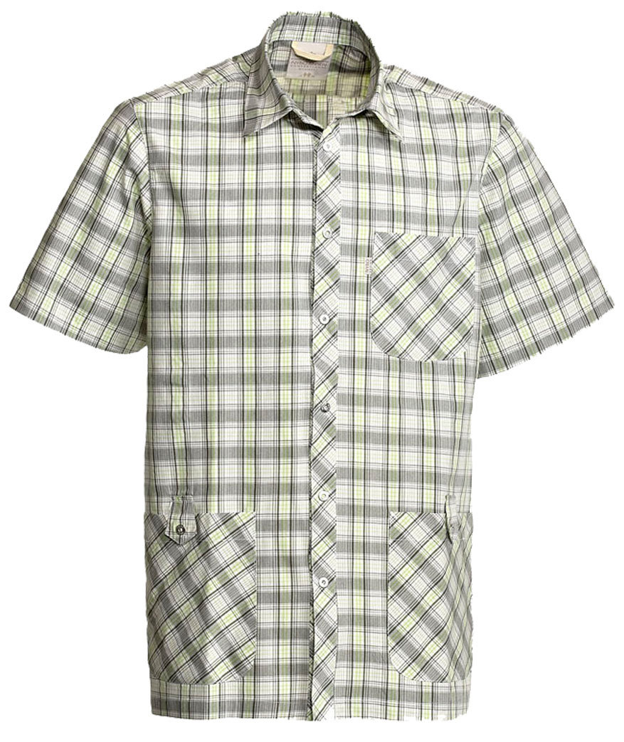 Nybo Workwear Joy skjorta, Gr&ouml;n/limegr&ouml;n rutig