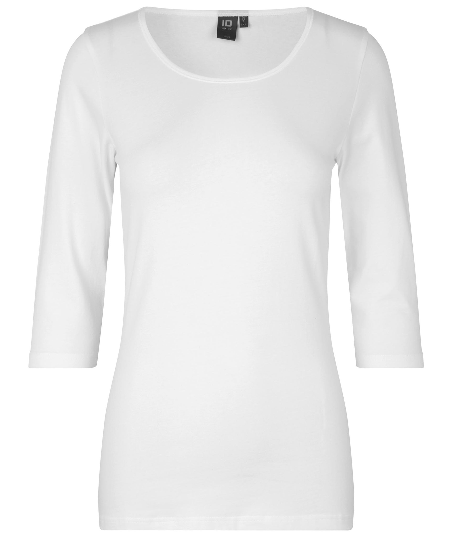 ID 3/4-&Auml;rmliges Damen Stretch T-Shirt, Wei&szlig;, Wei&szlig;, swatch
