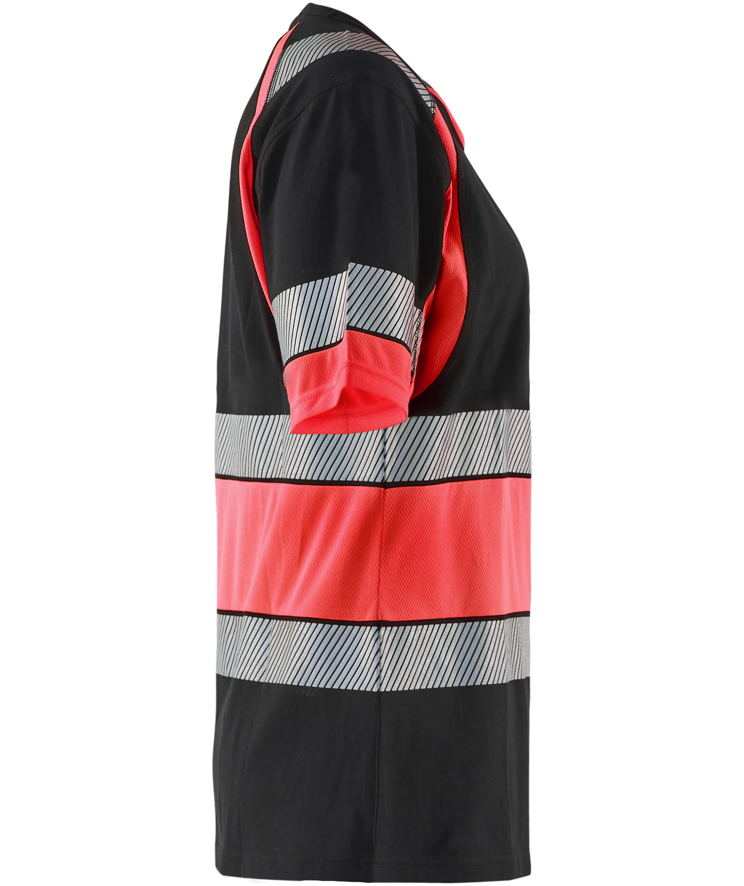 Bl&aring;kl&auml;der women's T-shirt, Black/Hi-Vis Red, large image number 3