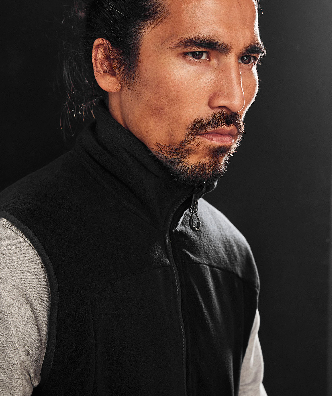 ID Active fleece v&auml;st, Svart, large image number 2