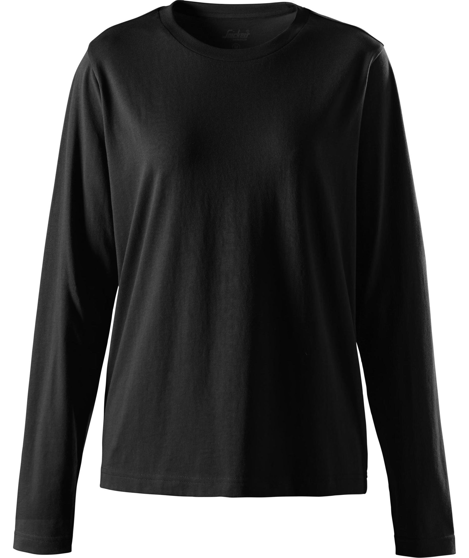 Snickers lang&auml;rmliges Damen T-Shirt 2477, Schwarz, Schwarz, swatch