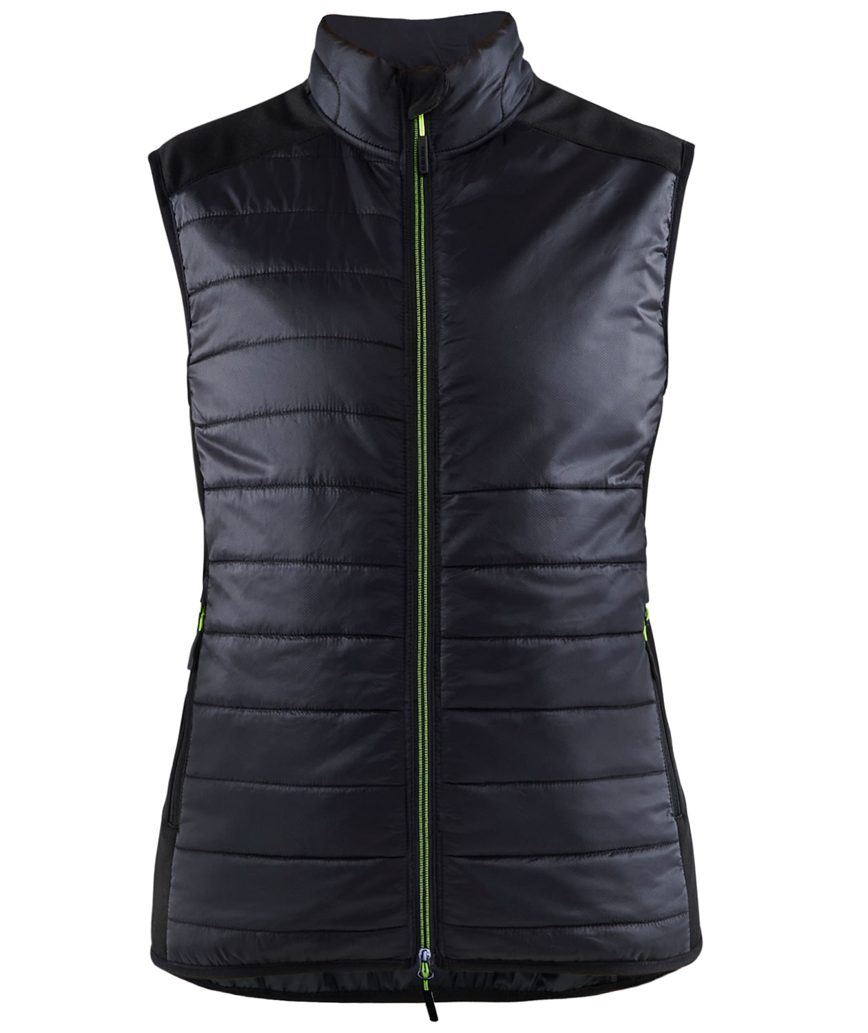 Bl&aring;kl&auml;der vadderad v&auml;st dam, Svart/Varselgul