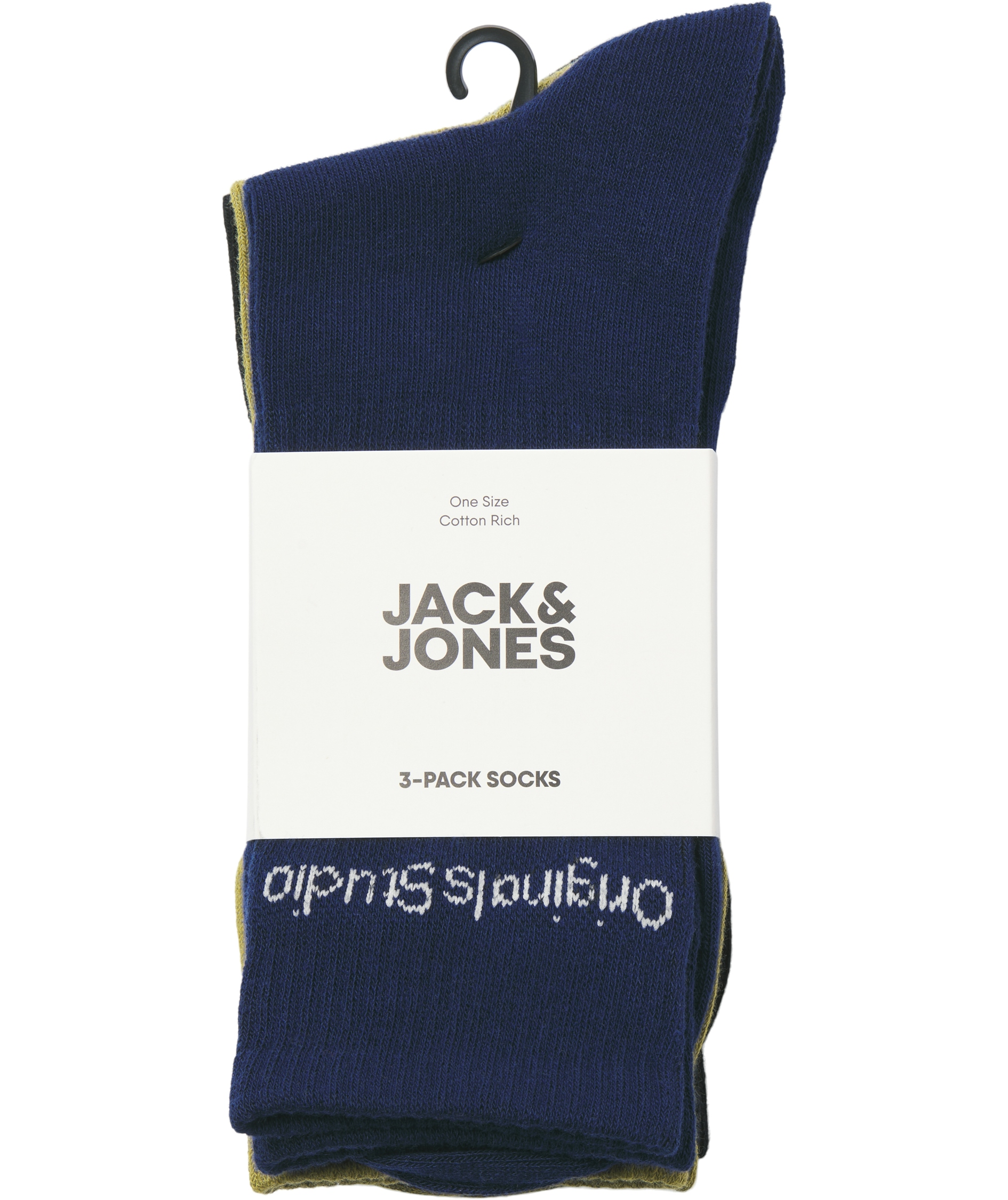 Jack & Jones JACVESTERBRO 3-pack tennis socks, Ocean Cavern, Ocean Cavern, large image number 4