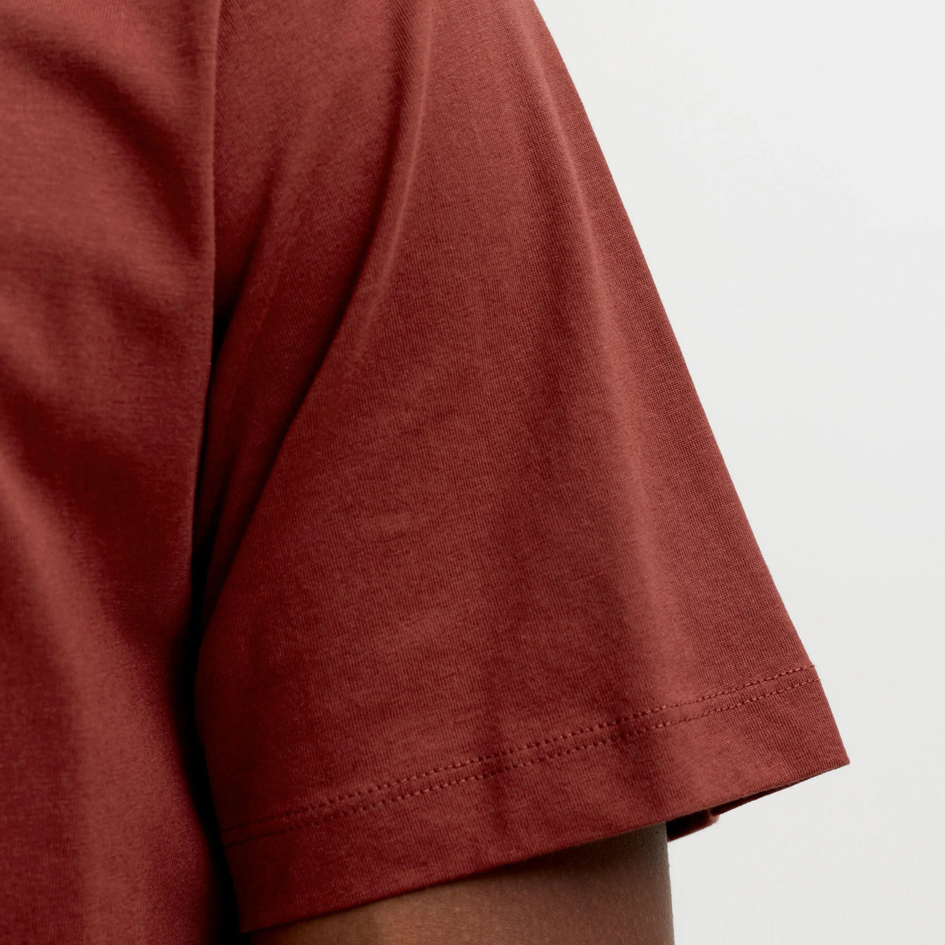 Jack & Jones JJEORGANIC basic T-skjorte, Fired Brick, large image number 5