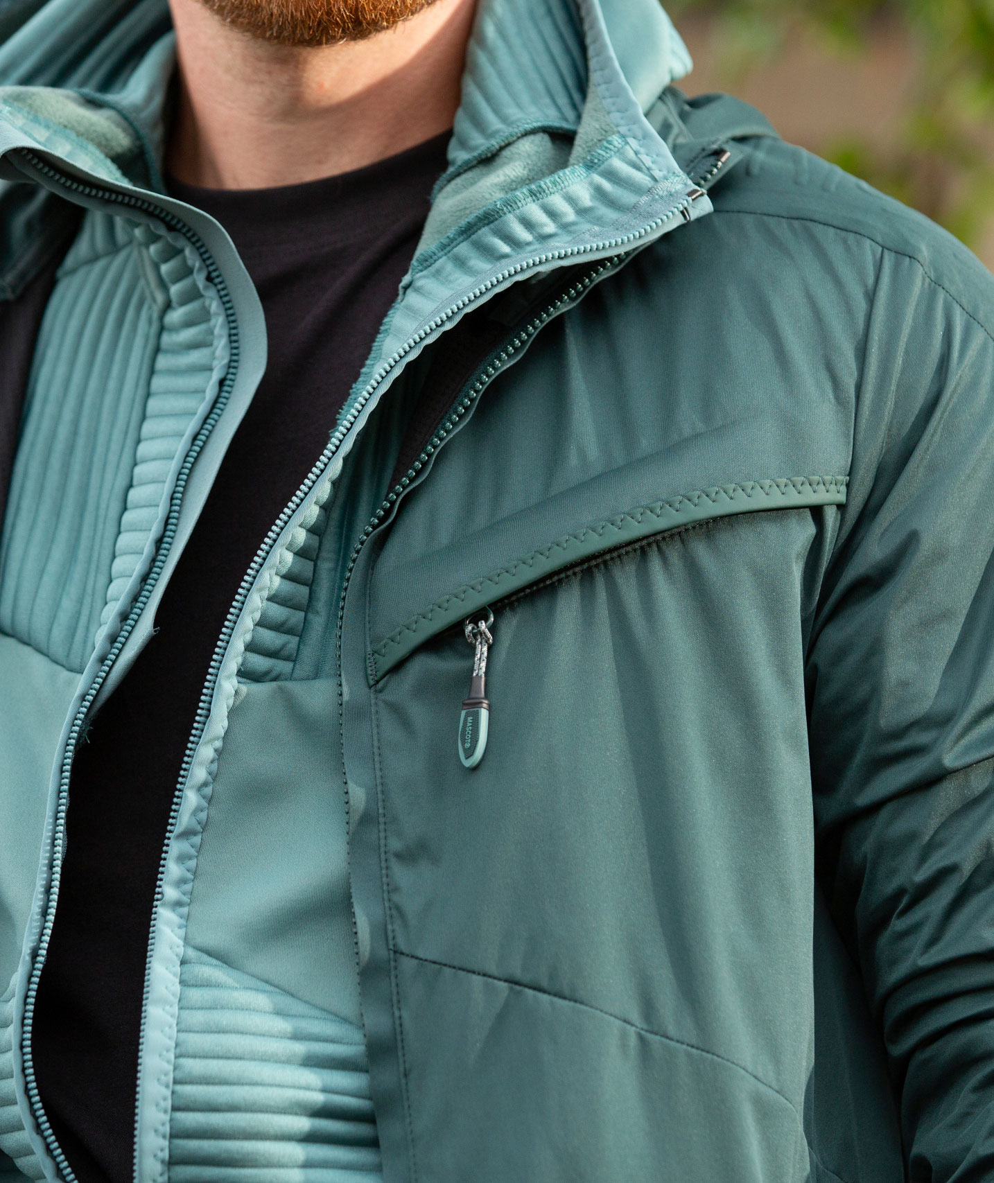 Mascot Customized fleece sweater, Light forest green, large image number 6