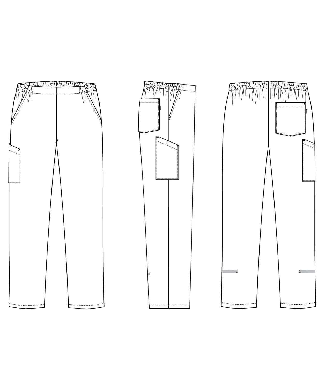 Kentaur Active bukser benl&aelig;ngde 92 cm, M&oslash;rk Marine, large image number 2