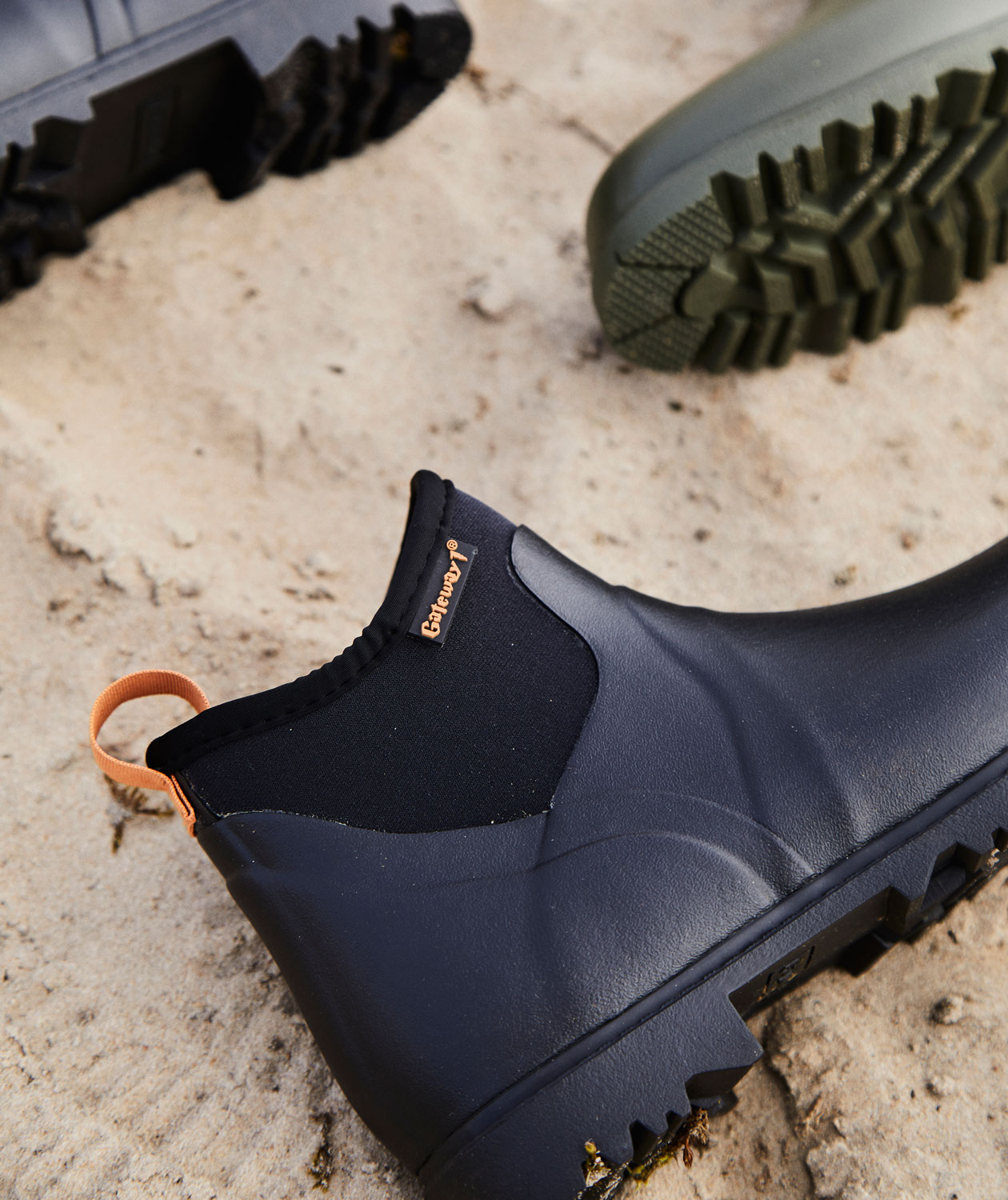 Gateway1 Ascot Lady 6" 3mm gummist&oslash;vler, Black