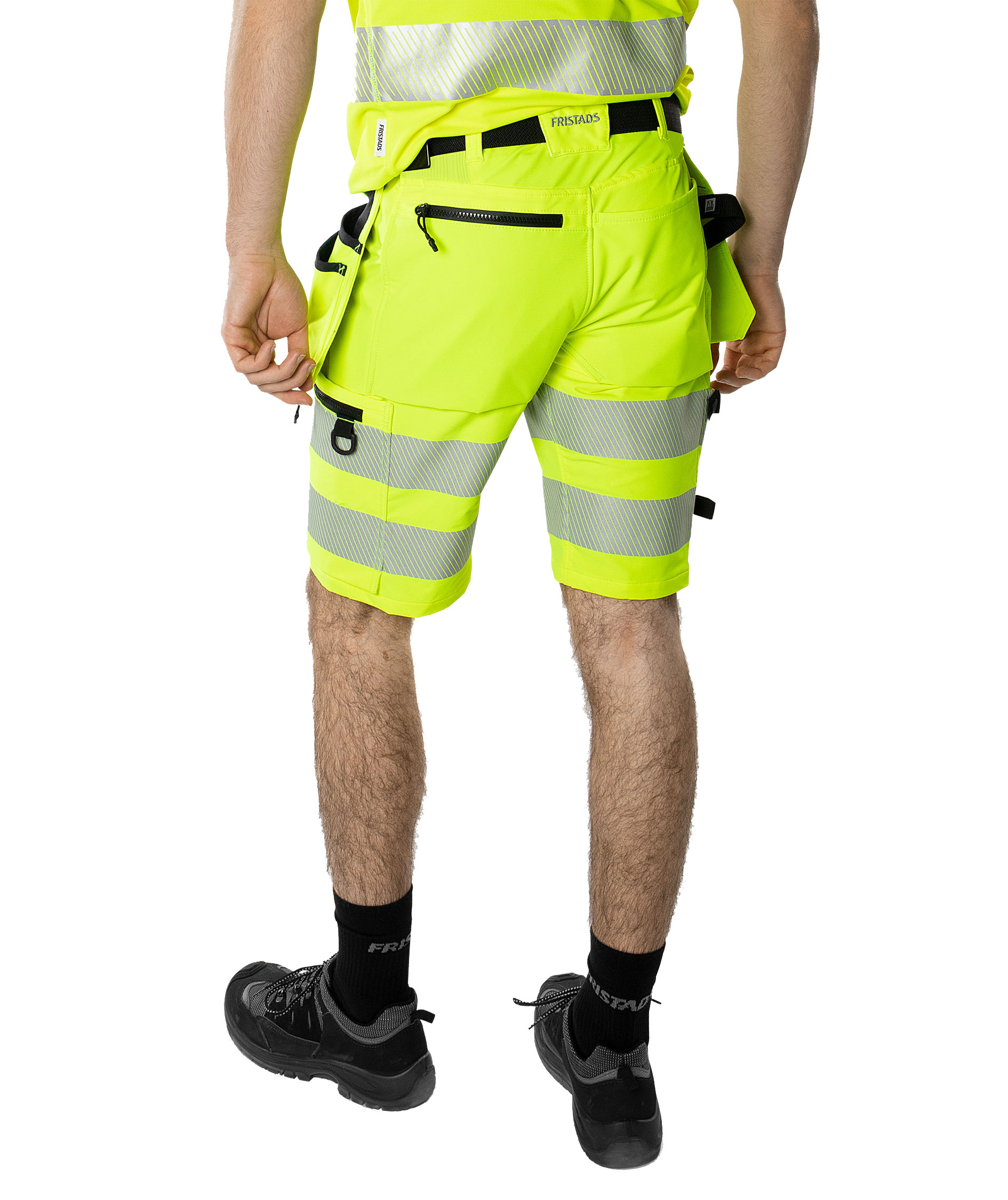 Fristads Green Handwerkershorts 2646 GSTP, Hi-vis Gelb/Schwarz, large image number 3