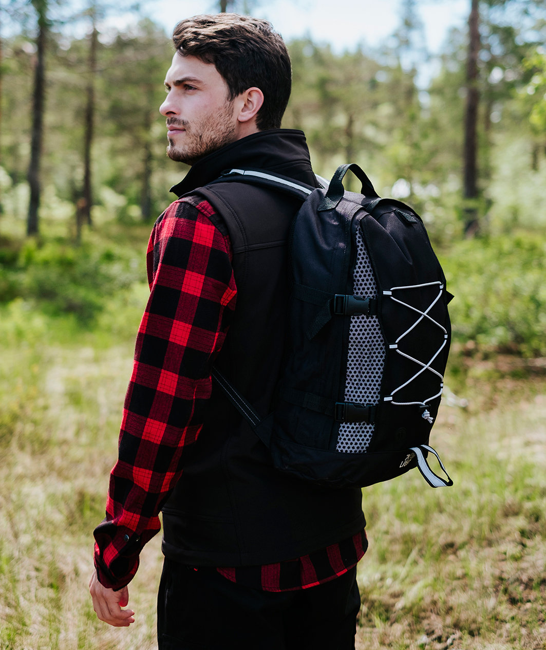 Momenti K2 Rucksack 25L, Schwarz/Reflex, Schwarz/Reflex, large image number 5