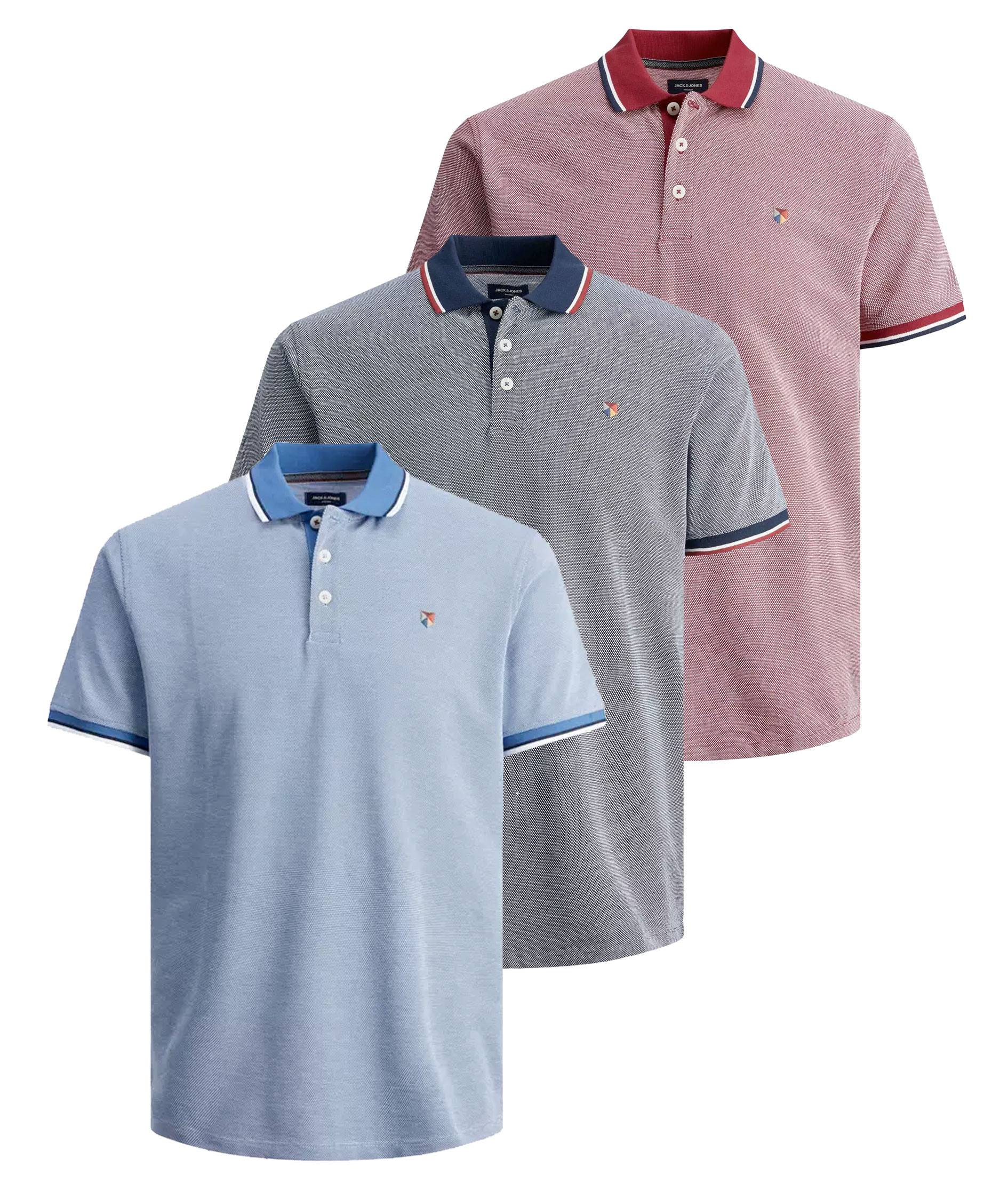 Jack & Jones Set of polo T-shirts, , large image number 0
