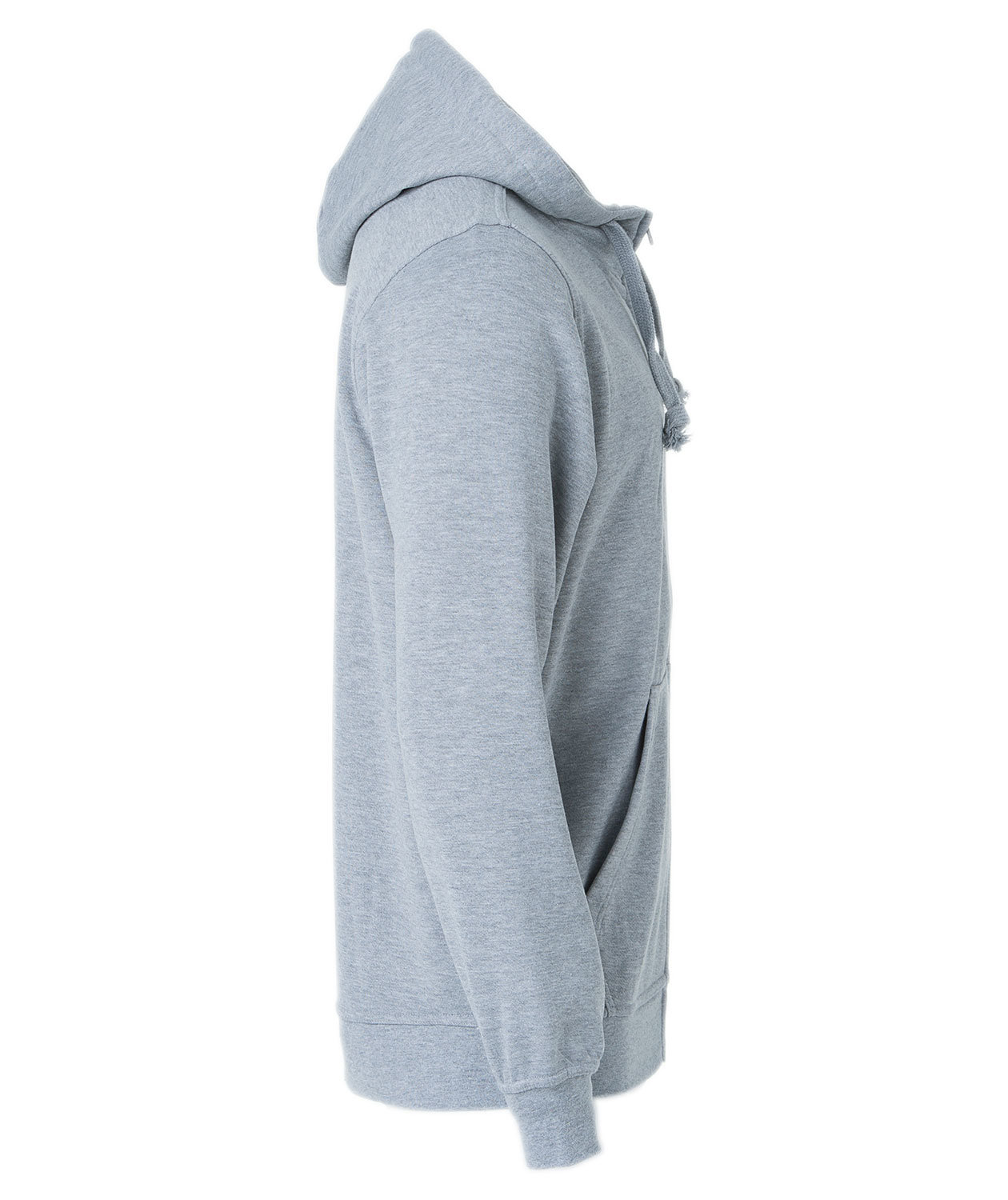 Clique Basic Hoody hoodie with full zipper, Grey Melange, large image number 3