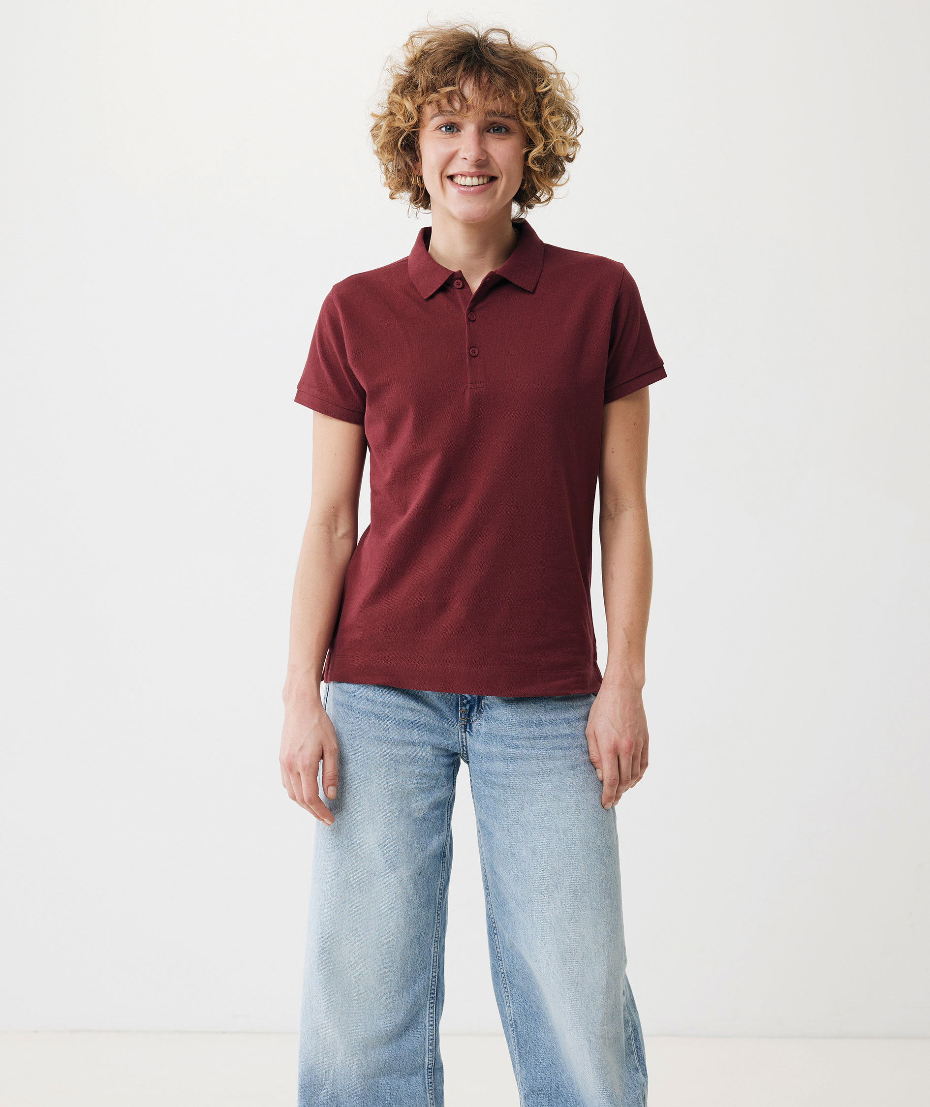 Iqoniq Yosemite Damen Poloshirt, Bordeauxrot