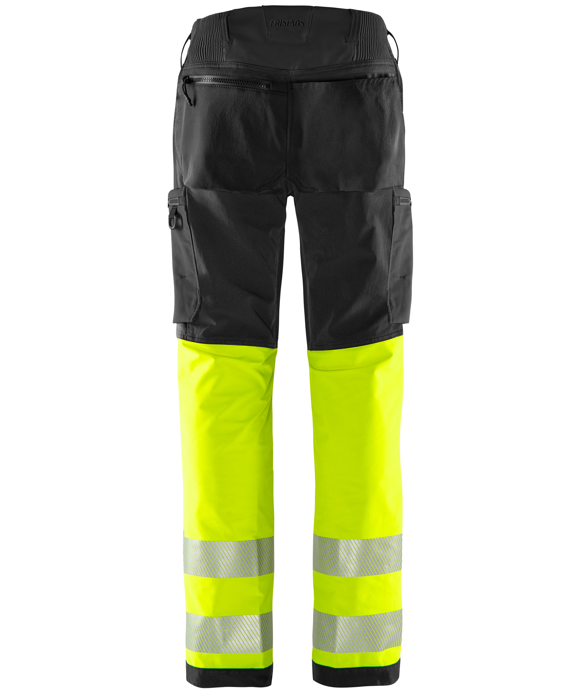 Fristads Green arbetsbyxa 2647 GSTP full stretch, Varsel Gul/Svart