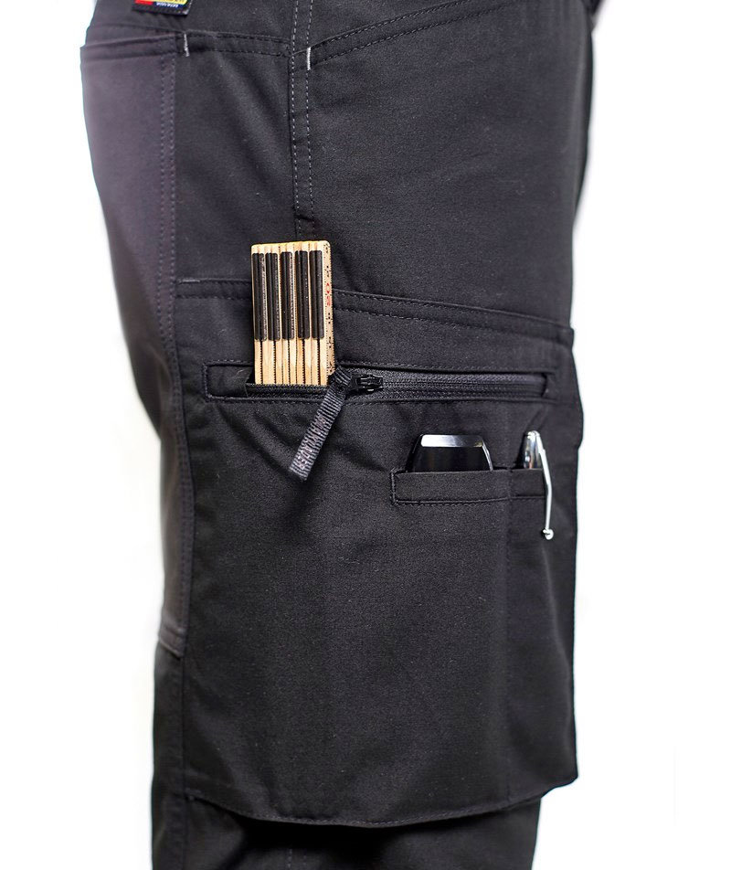 Bl&aring;kl&auml;der Unite Arbeitsshorts, Schwarz, large image number 3