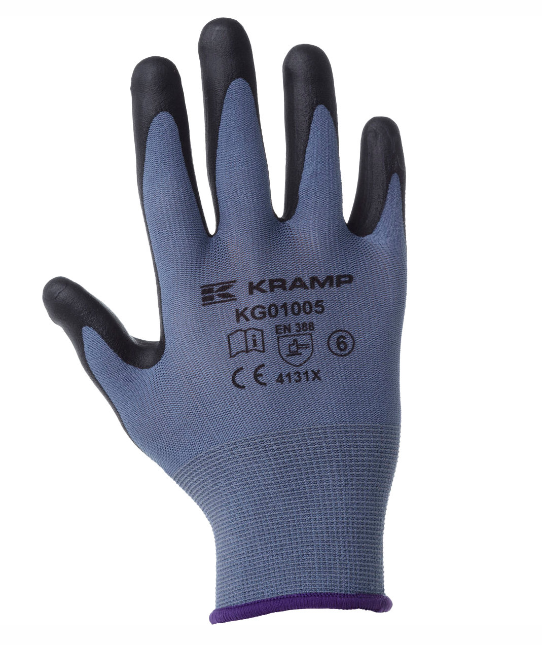 Kramp Montagehandschuhe, Grau/Schwarz