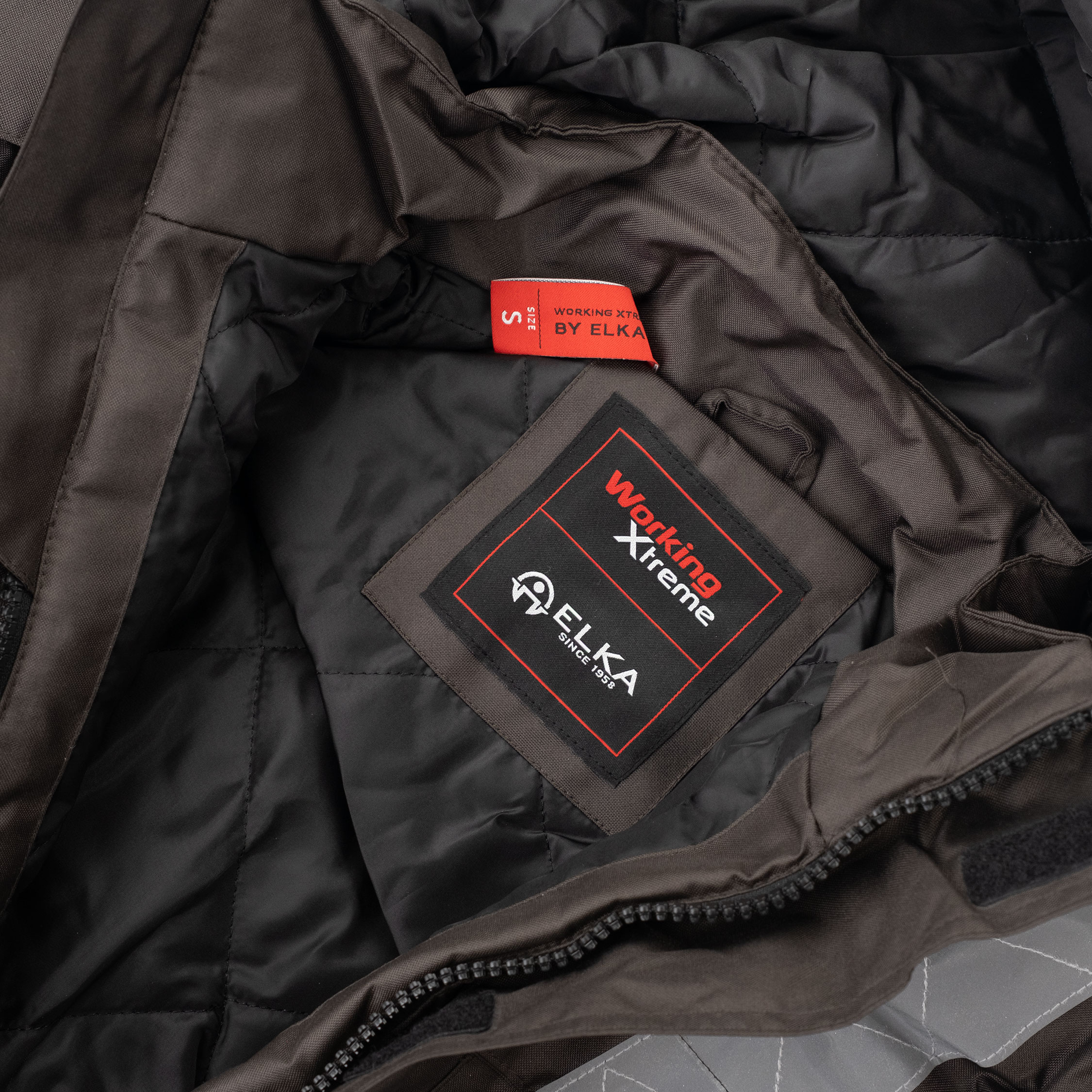 ELKA Working Xtreme termooverall, Kolgr&aring;/Svart, large image number 3