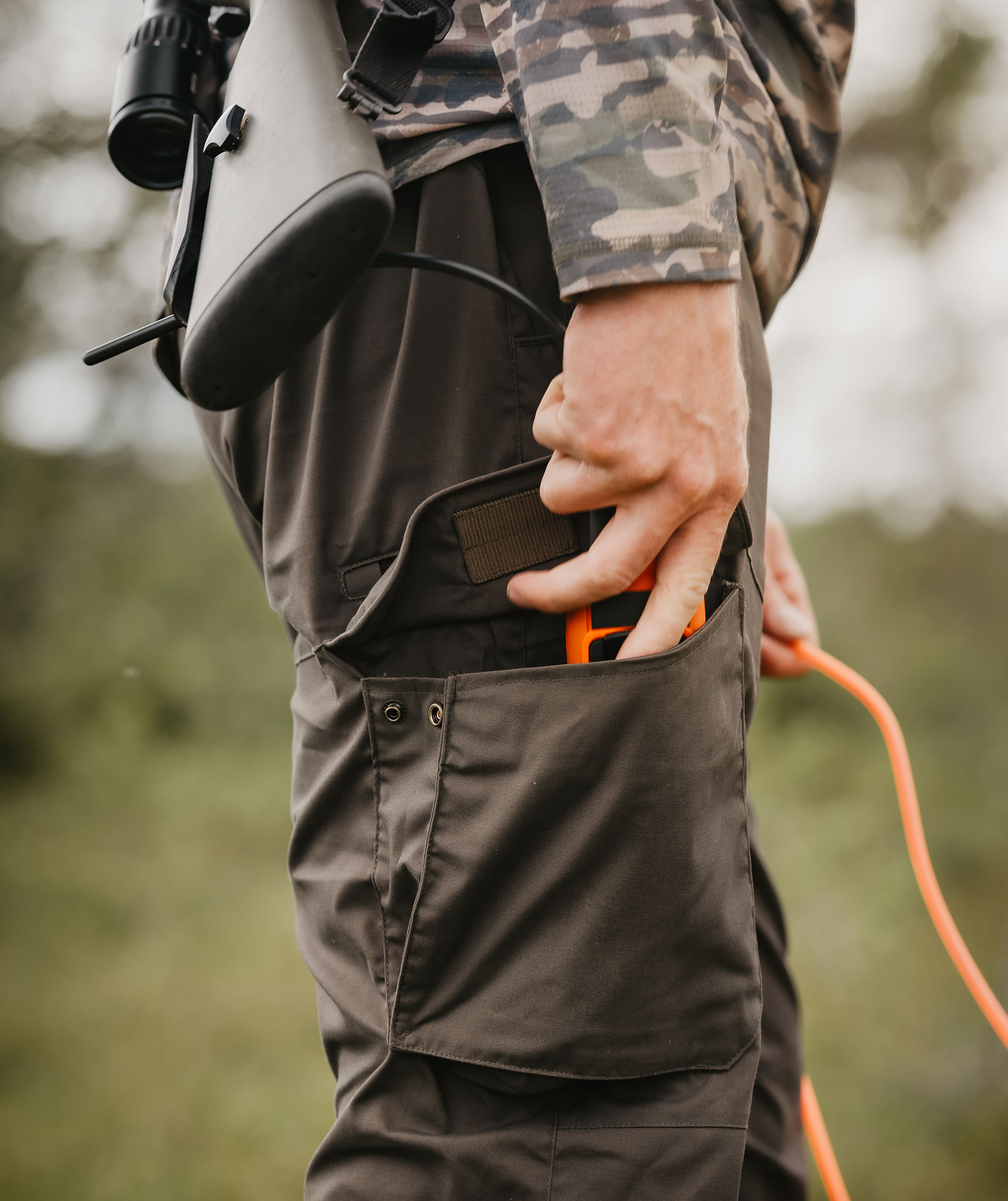 Pinewood Air Vent h&aelig;ttetr&oslash;je, Green Camou, large image number 3