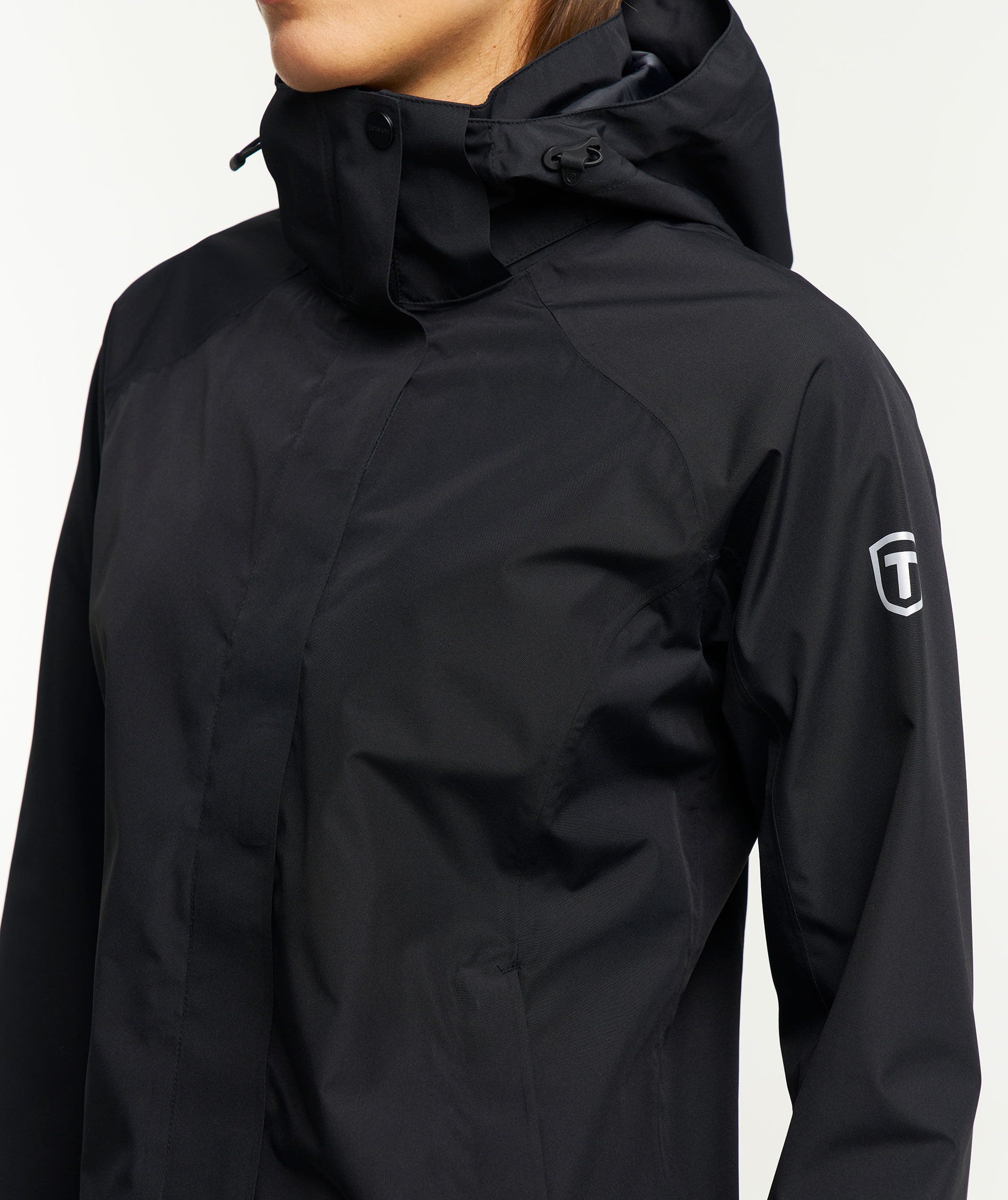 Tenson Westing regnjacka dam, Svart, large image number 6