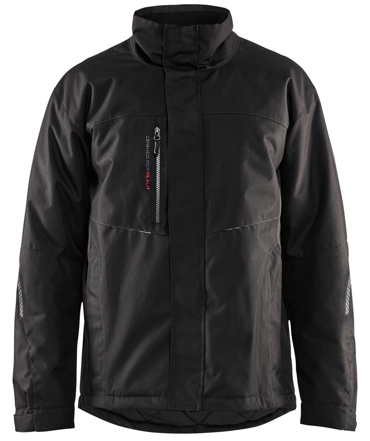 Bl&aring;kl&auml;der vinterjakke, Sort/M&oslash;rkegr&aring;