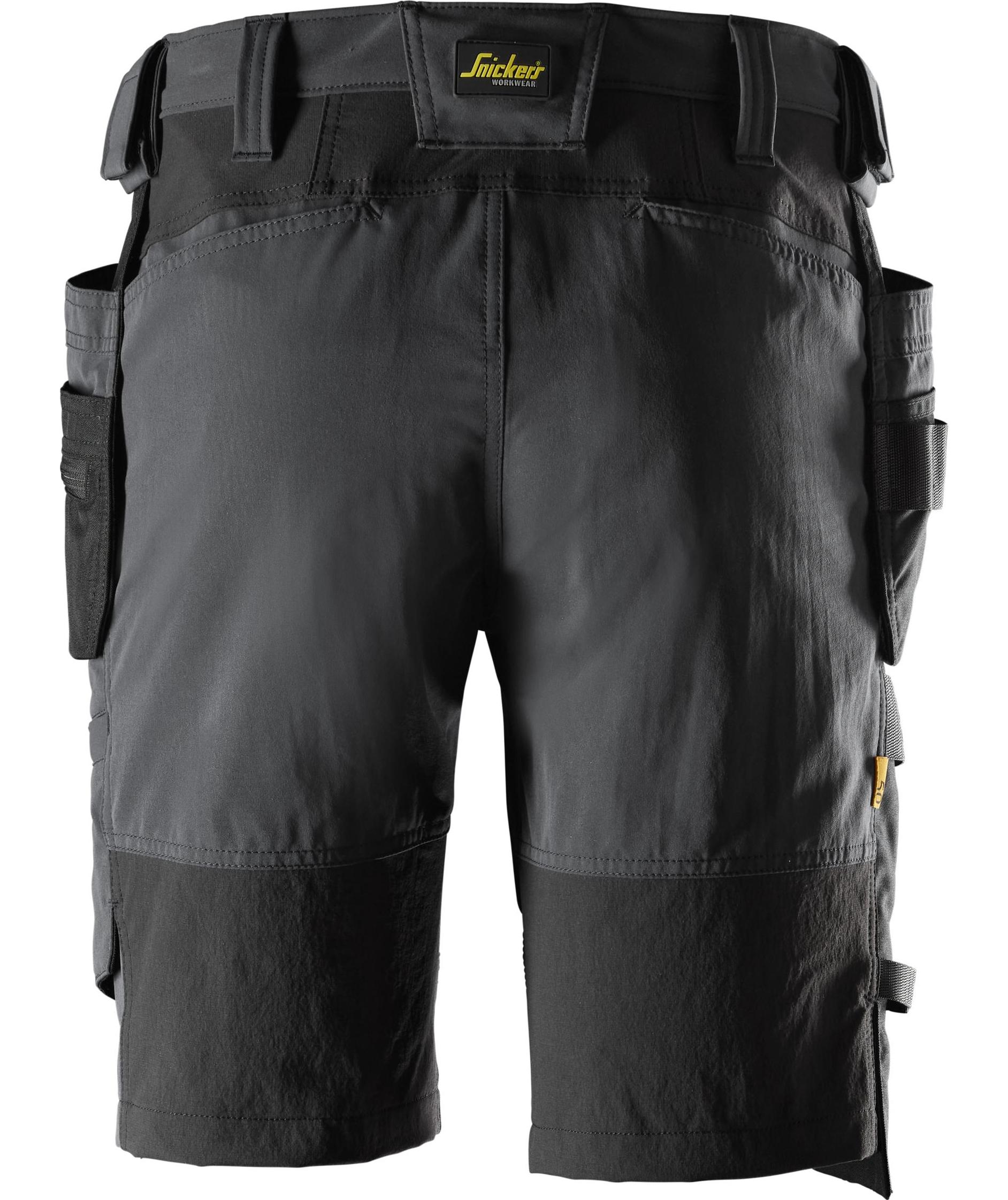 Snickers AllroundWork h&aring;ndv&aelig;rkershorts full stretch, Koksgr&aring;/Sort, large image number 1