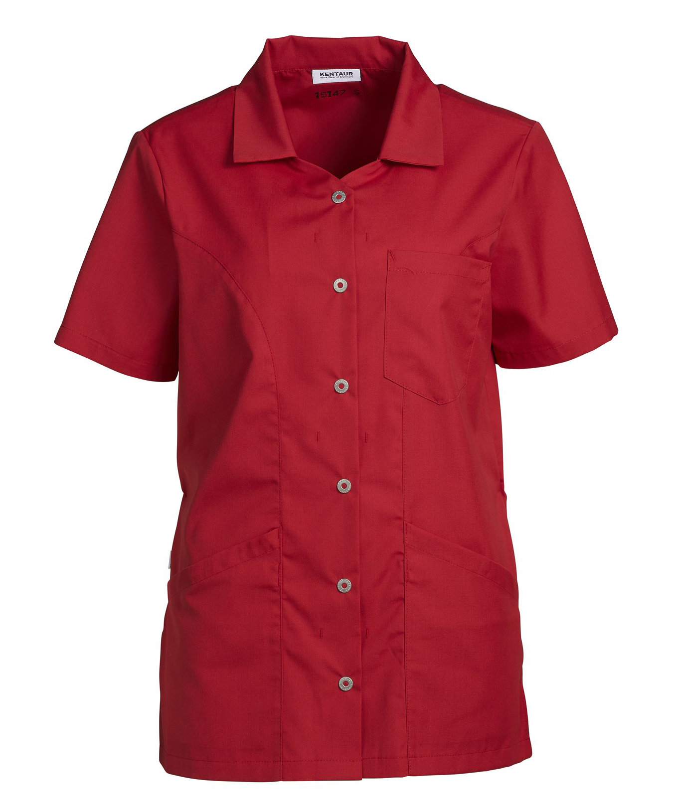 Kentaur kort&auml;rmad funktionsskjorta dam, R&ouml;d
