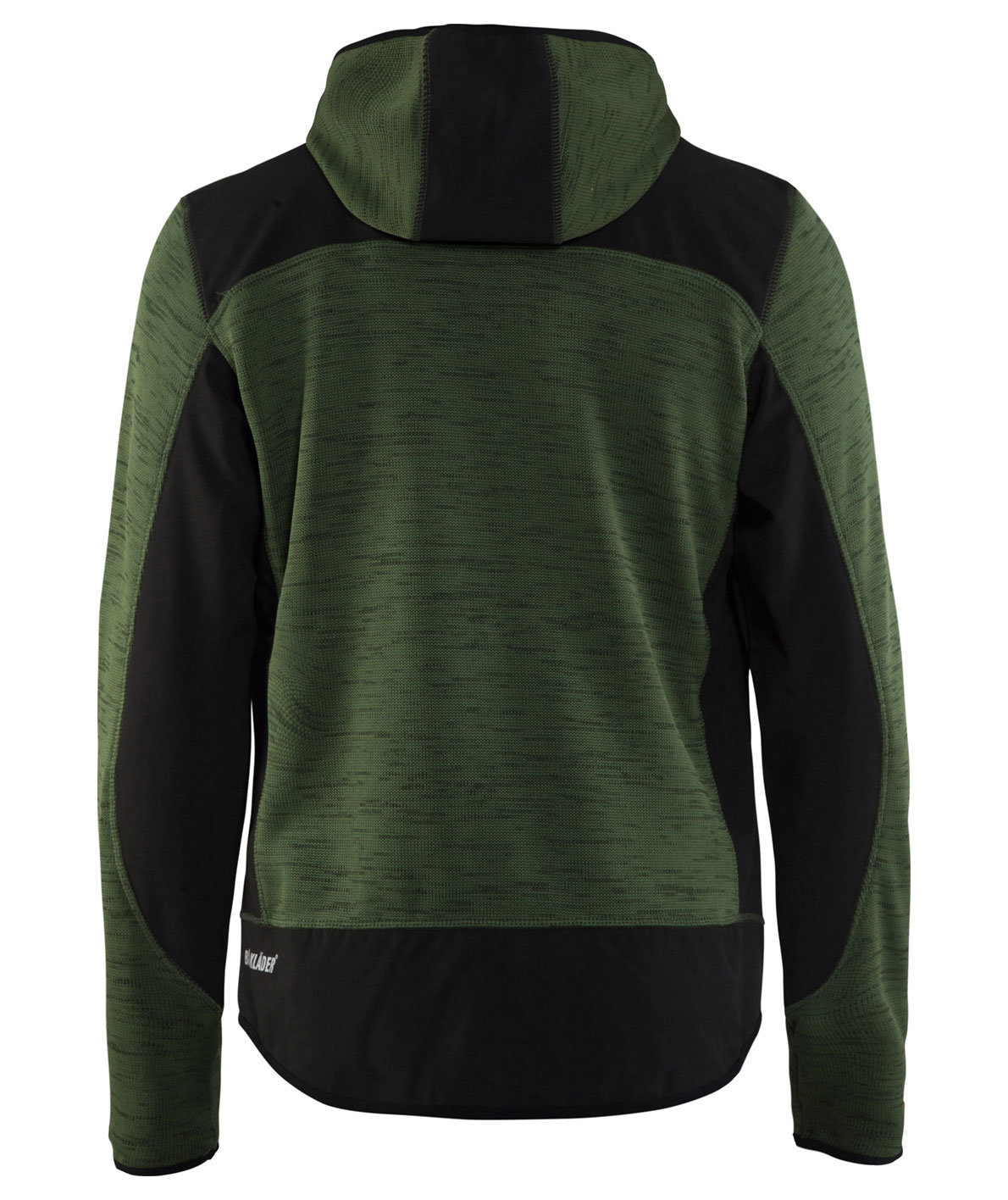 Bl&aring;kl&auml;der stickad softshelljacka X4930, Gr&ouml;n/Svart, large image number 2