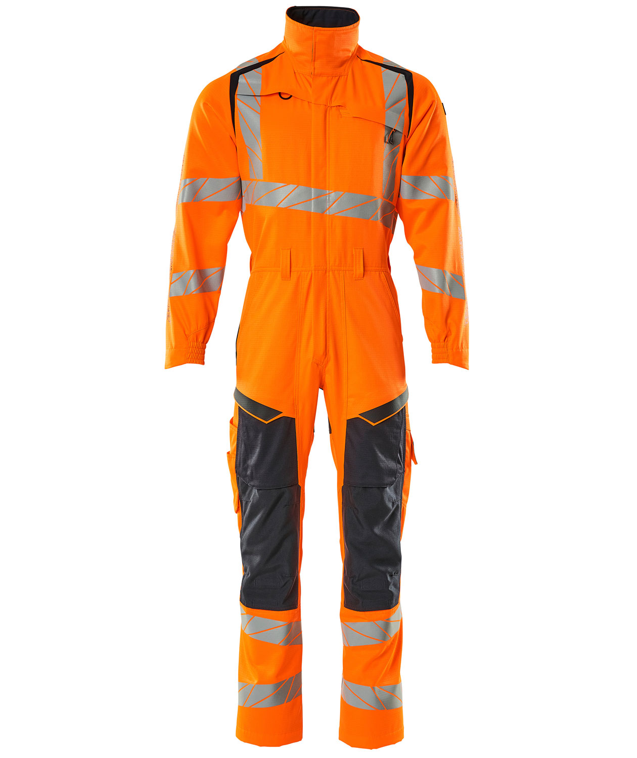 Mascot Accelerate Safe kjeledress, Hi-vis Orange/M&oslash;rk Marine, Hi-vis Orange/M&oslash;rk Marine, swatch