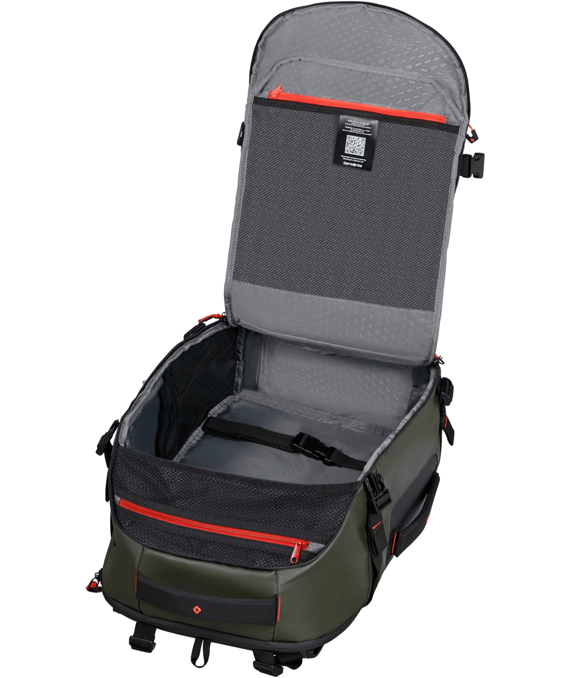 Samsonite Ecodiver Travel rygs&aelig;k 38L, Climbing Ivy, Climbing Ivy, large image number 3