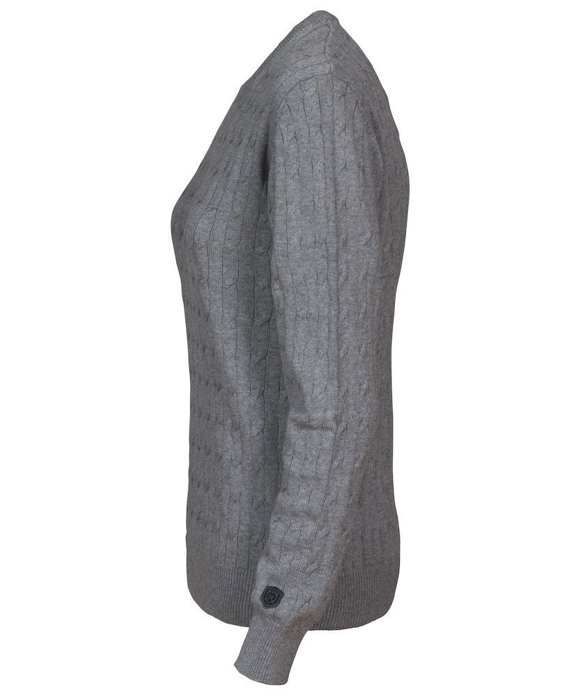 Cutter & Buck dame striktr&oslash;je, Gr&aring;&nbsp;Melange, large image number 2