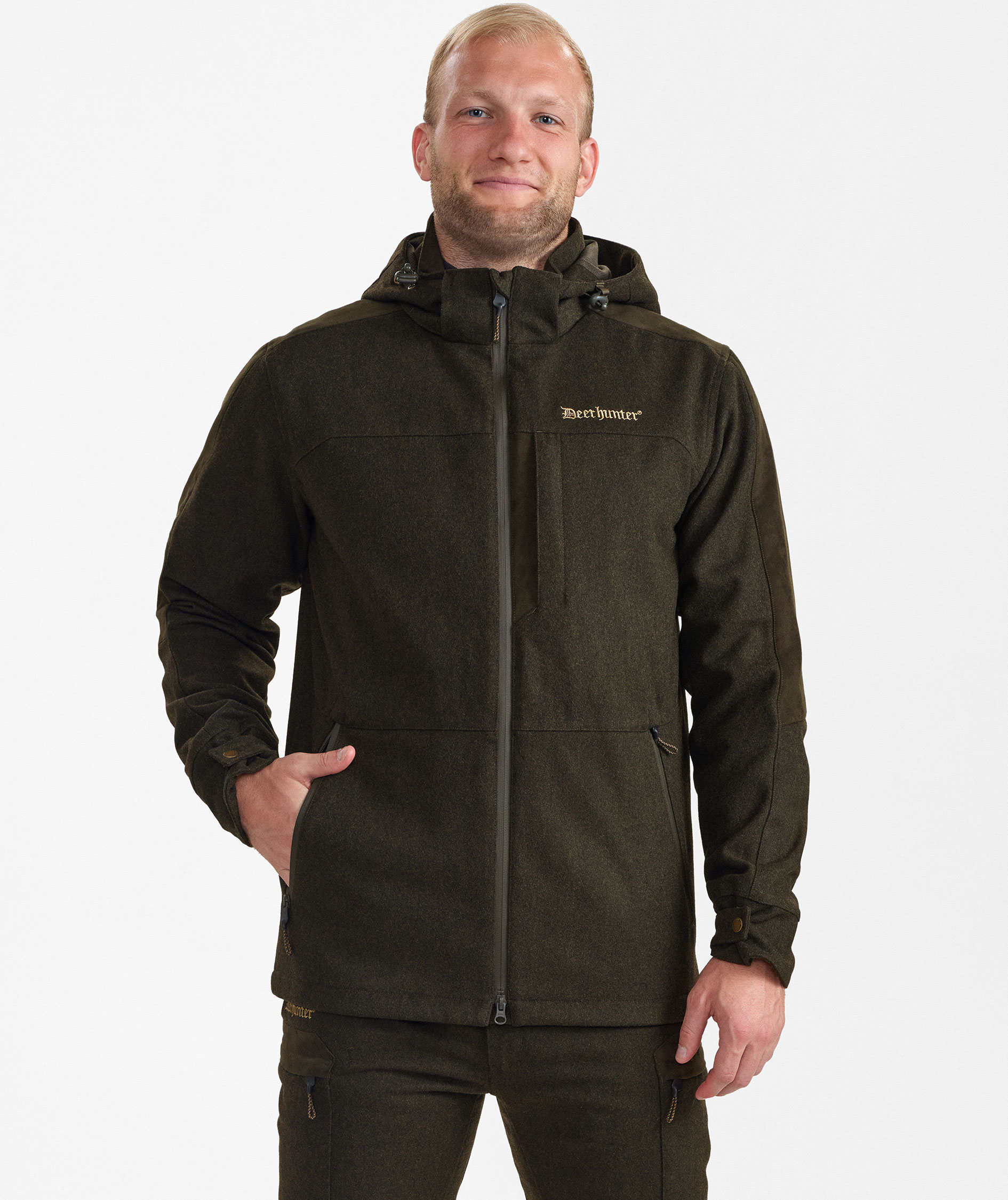 Deerhunter Tatra Active jacket with wool, Loden Wood, large image number 3
