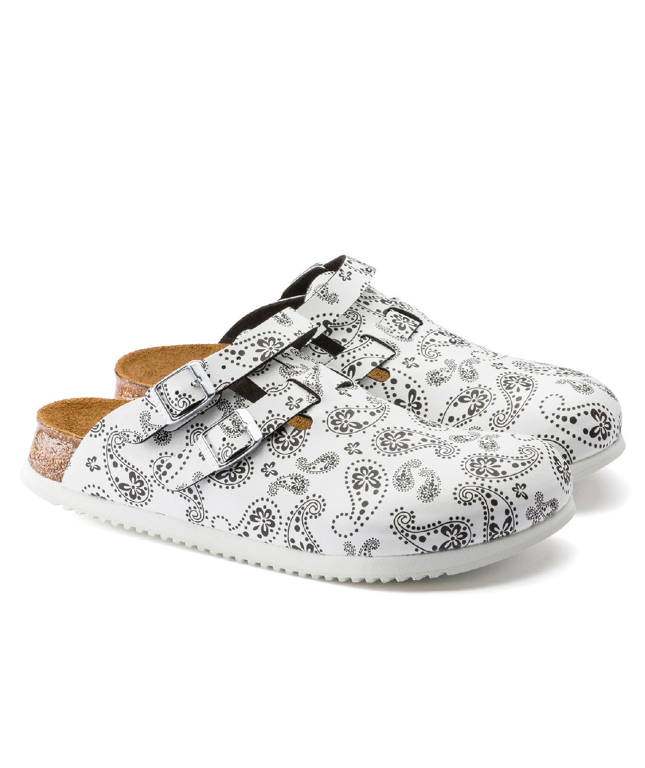 Birkenstock Kay Narrow Fit dame sandaler, Hvid/Sort, large image number 4