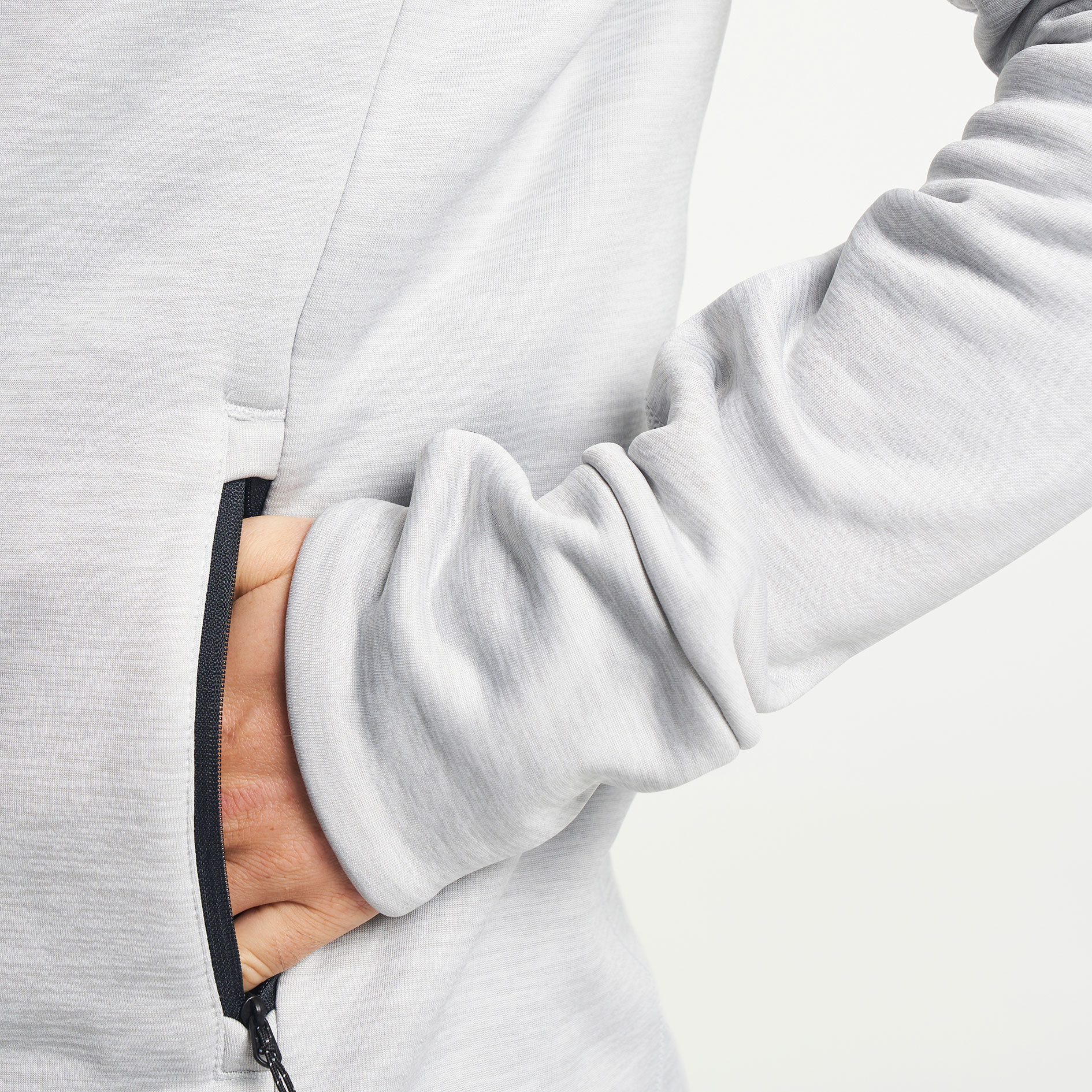 Tenson TXlite hettegenser med glidel&aring;s, Light Grey, large image number 5