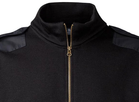 CC55 Haugesund Nato zip-jacket, Svart