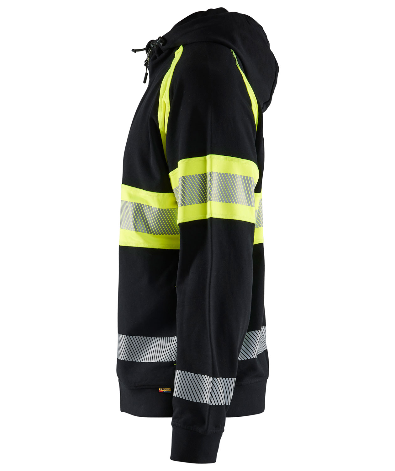 Bl&aring;kl&auml;der hoodie, Black/Hi-Vis Yellow, large image number 3